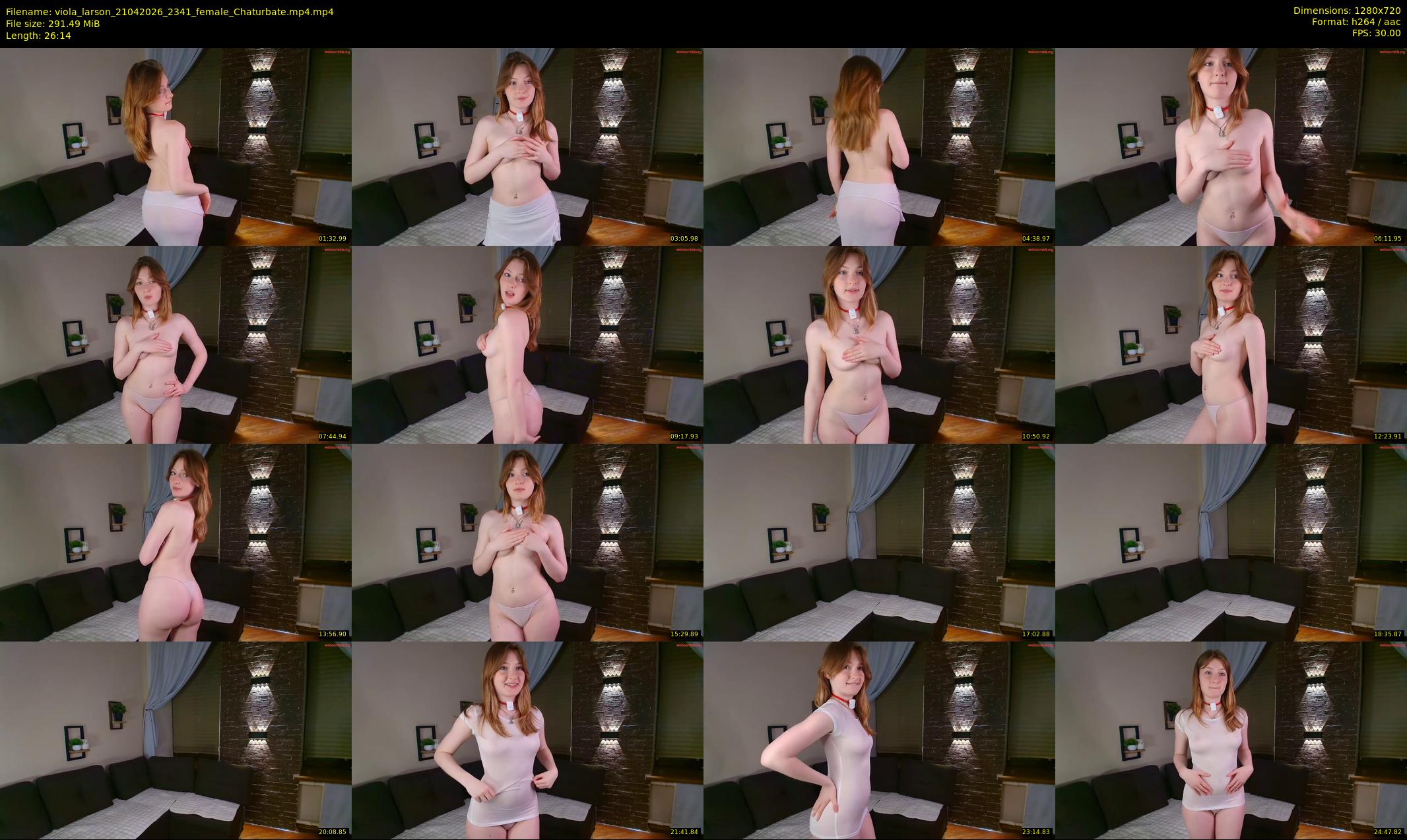 viola_larson — 27 minute Chaturbate female cam show recording, 720p, Apr 21, 2026