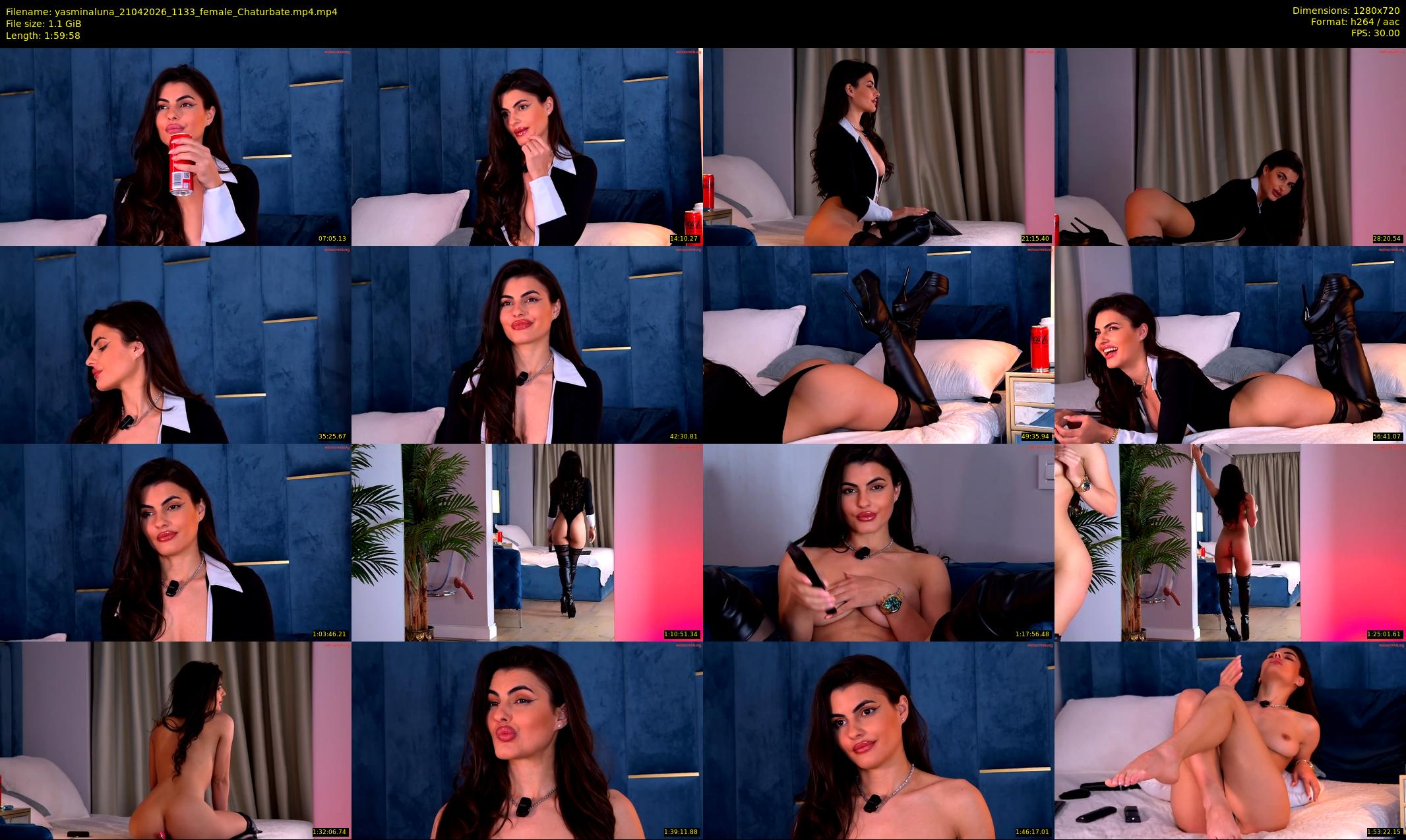 yasminaluna — 120 minute Chaturbate female cam show recording, 720p, Apr 21, 2026