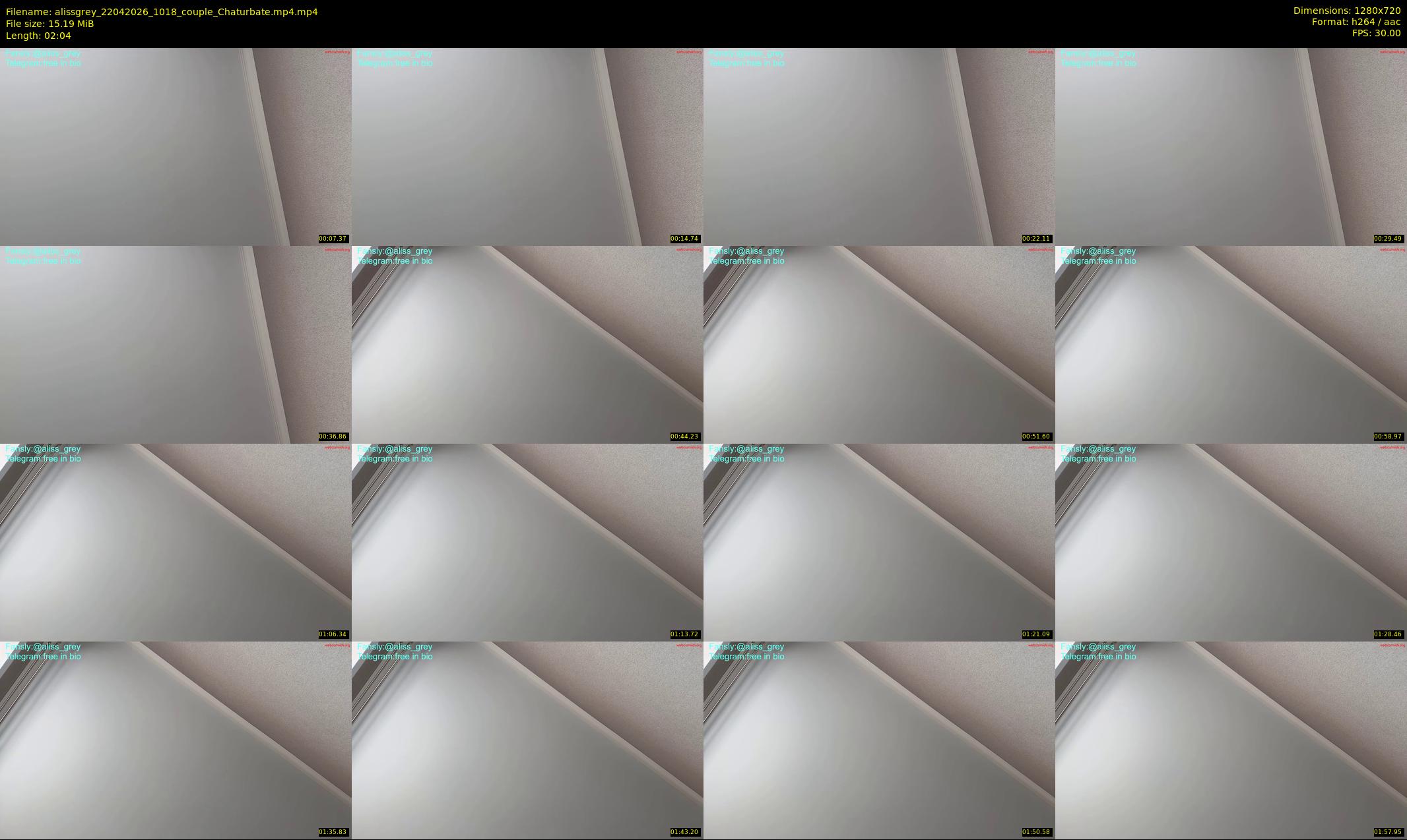 alissgrey — 3 minute Chaturbate couple cam show recording, 720p, Apr 22, 2026