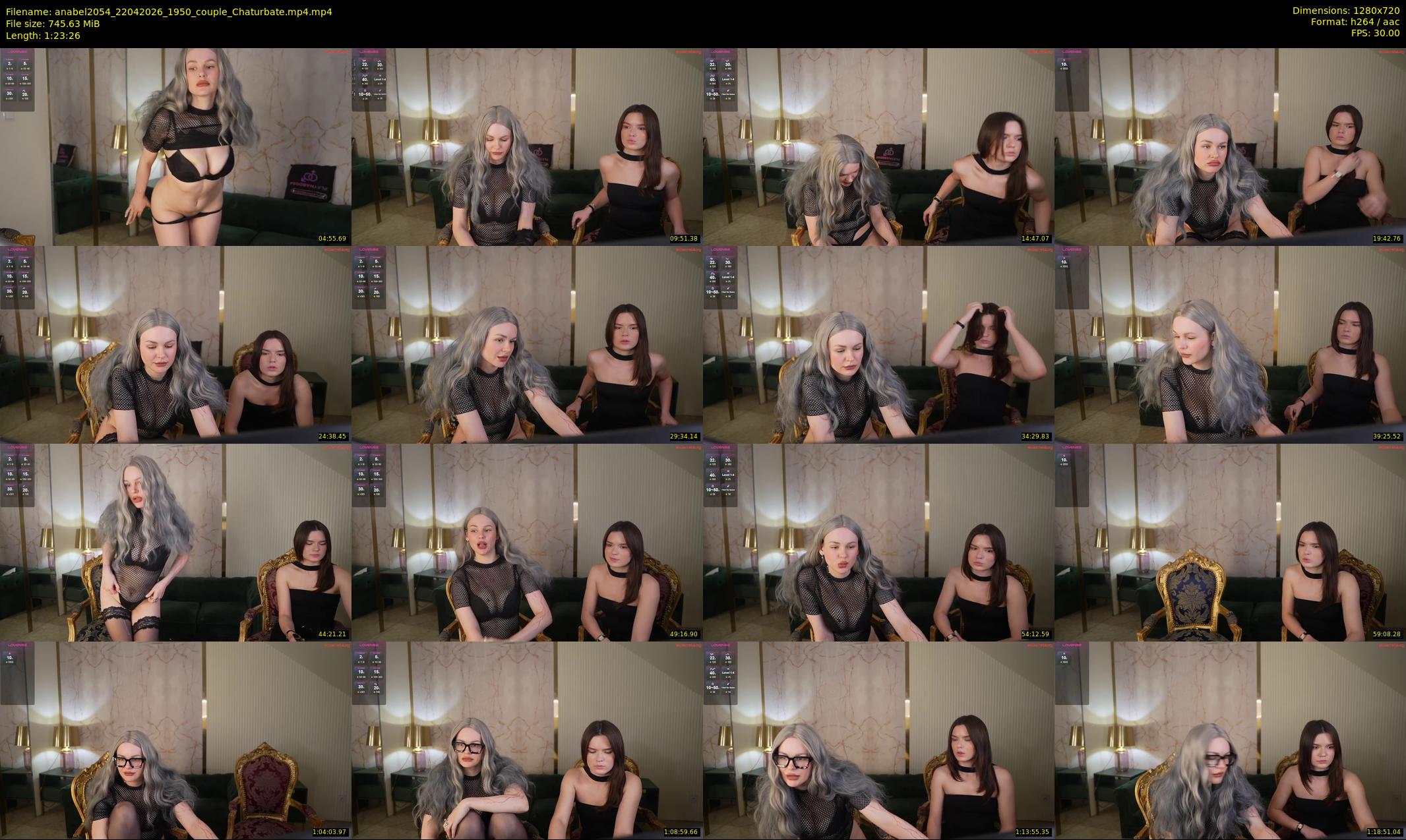 anabel2054 — 84 minute Chaturbate female cam show recording, 720p, Apr 22, 2026