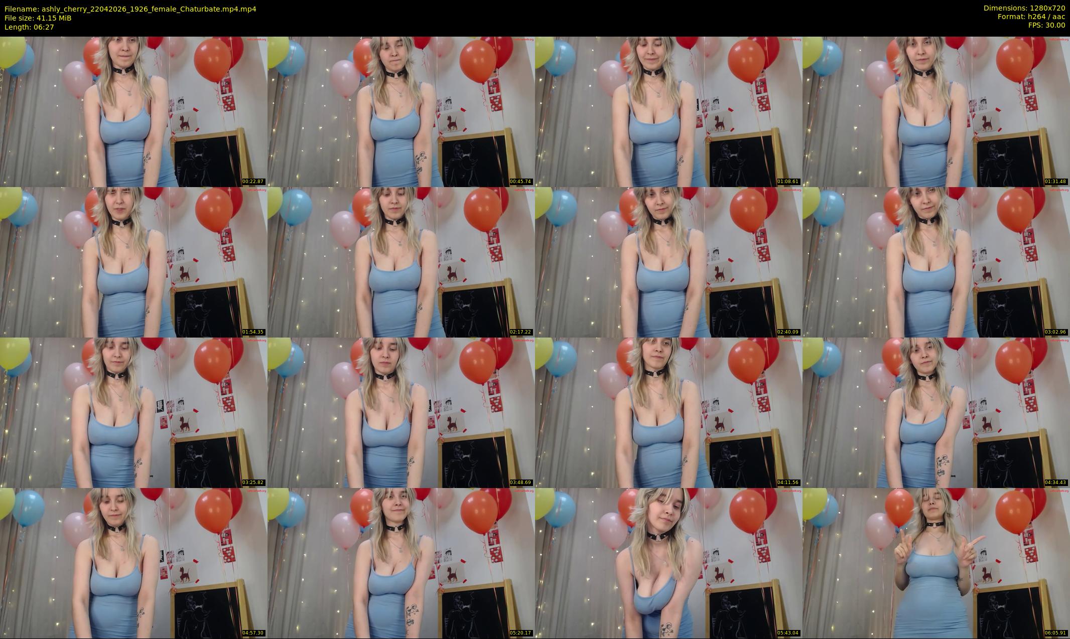 ashly_cherry — 7 minute Chaturbate female cam show recording, 720p, Apr 22, 2026