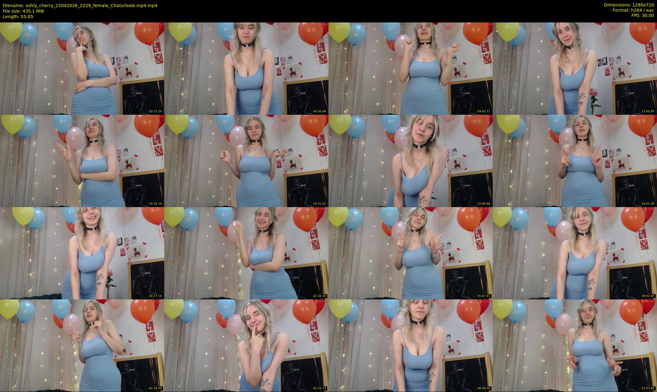 ashly_cherry — 56 minute Chaturbate female cam show recording, 720p, Apr 22, 2026