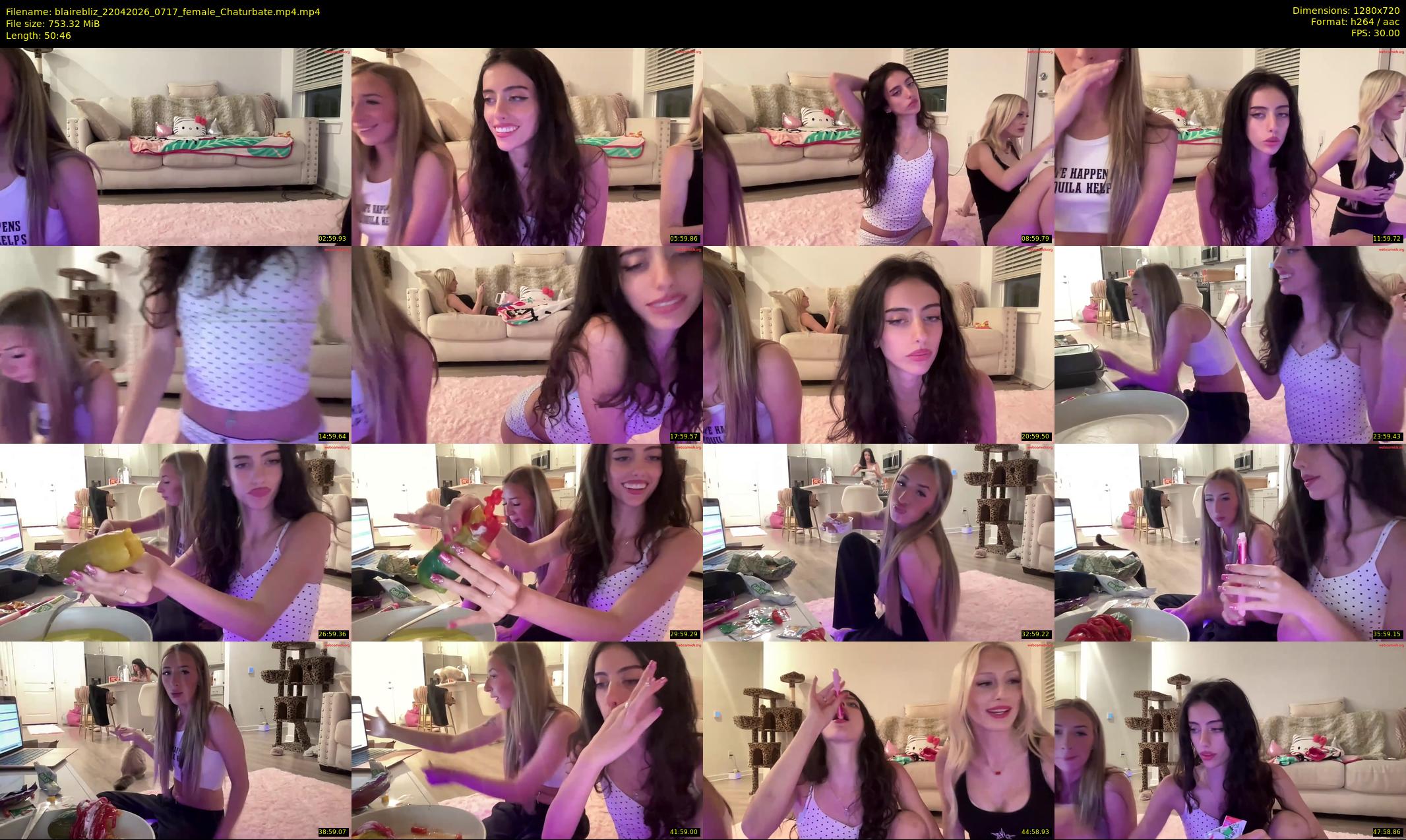 blairebliz — 51 minute Chaturbate female cam show recording, 720p, Apr 22, 2026
