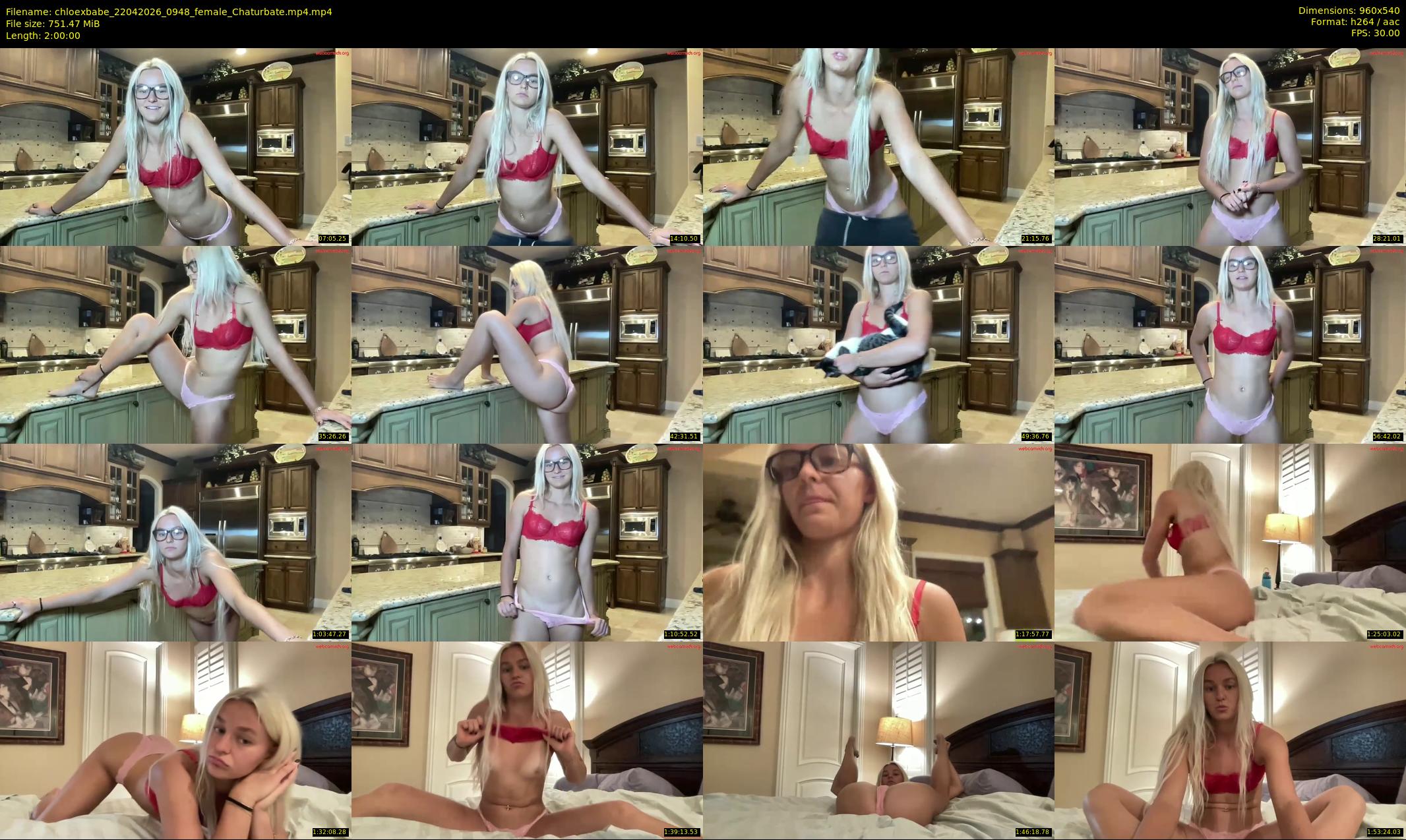 chloexbabe — 120 minute Chaturbate female cam show recording, 480p, Apr 22, 2026