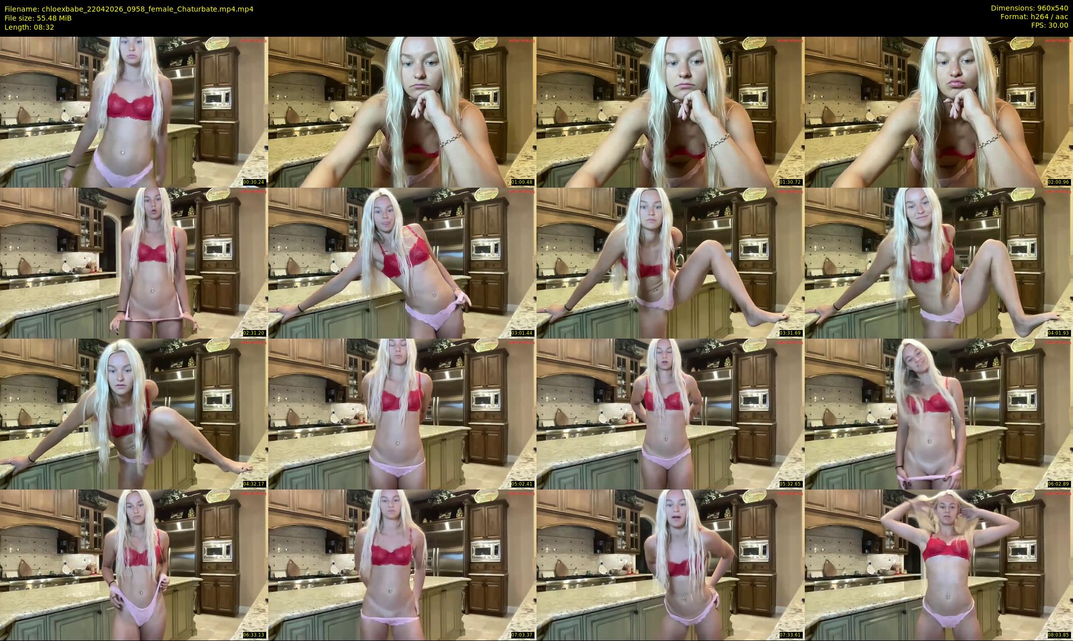 chloexbabe — 9 minute Chaturbate female cam show recording, 480p, Apr 22, 2026
