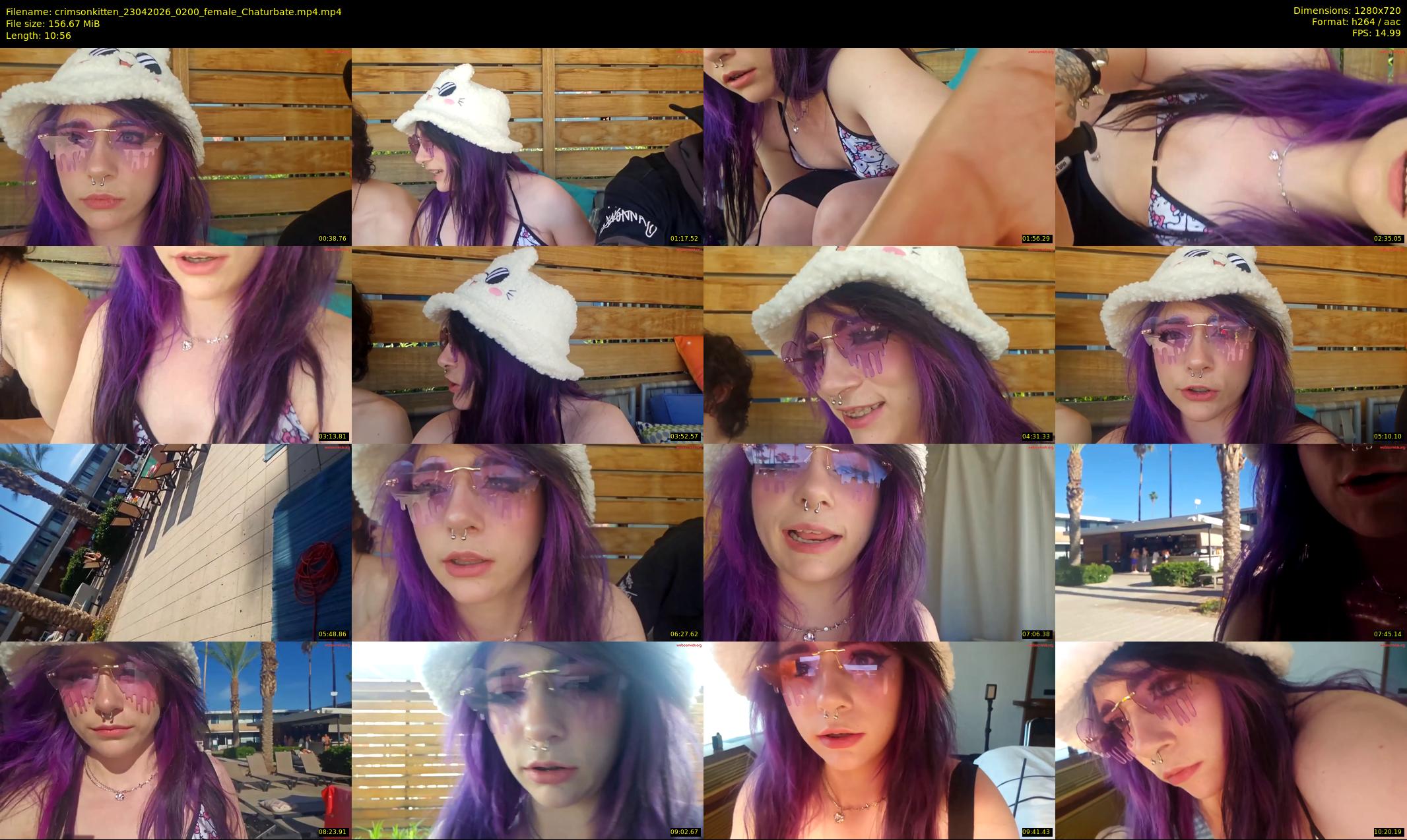 crimsonkitten — 11 minute Chaturbate female cam show recording, 720p, Apr 23, 2026