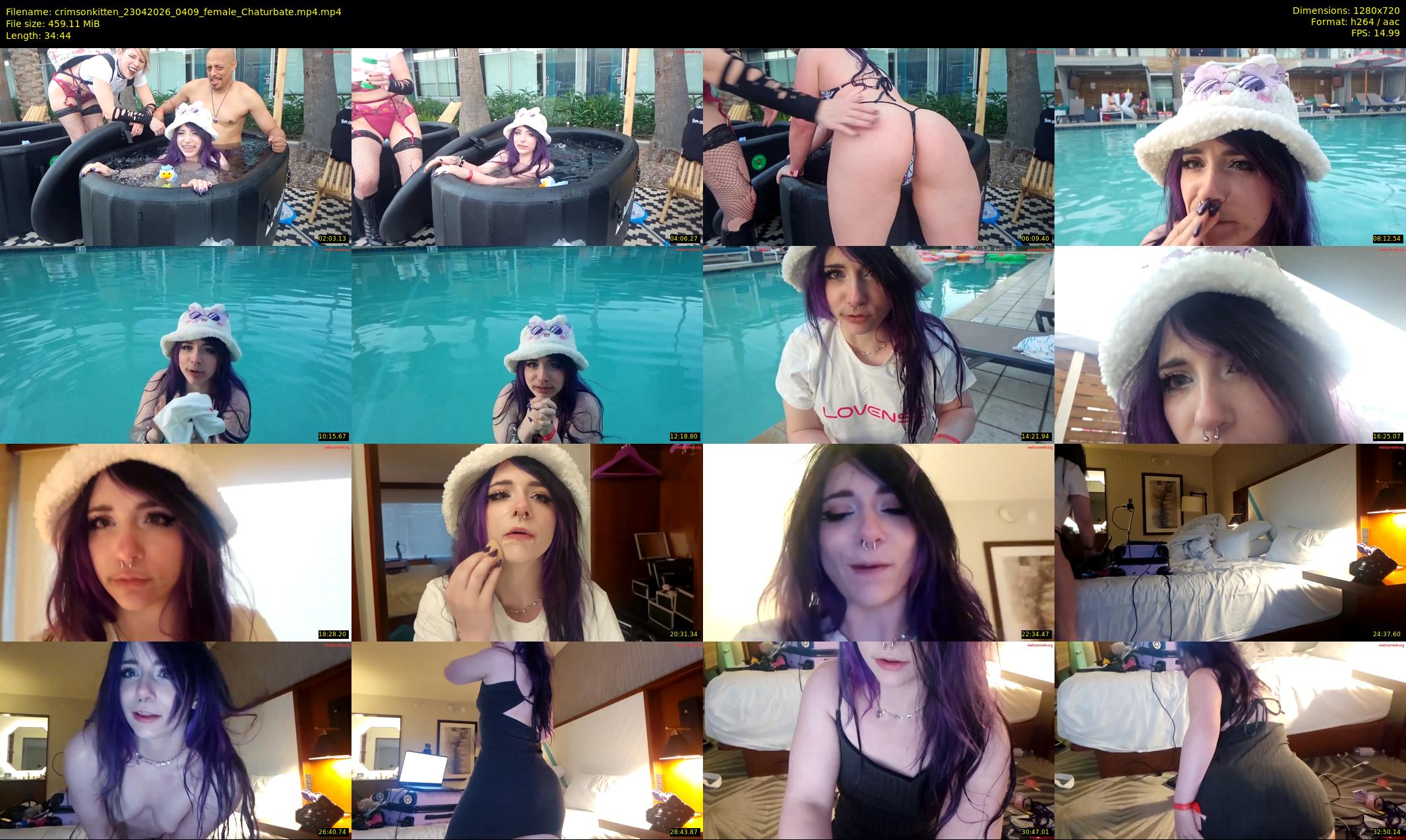 crimsonkitten — 35 minute Chaturbate female cam show recording, 720p, Apr 23, 2026