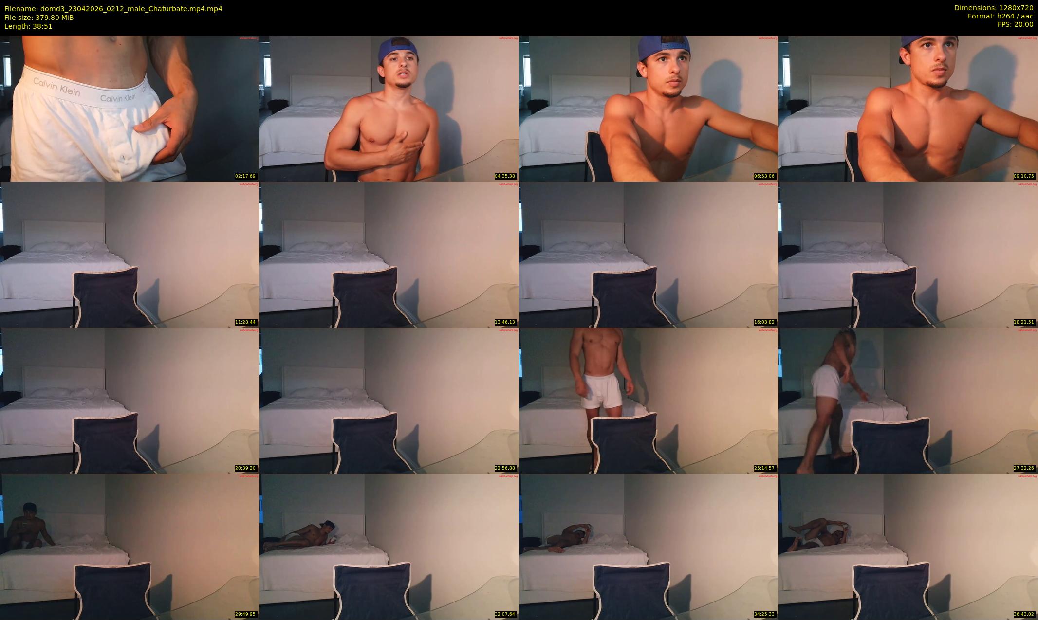domd3 — 39 minute Chaturbate male cam show recording, 720p, Apr 23, 2026