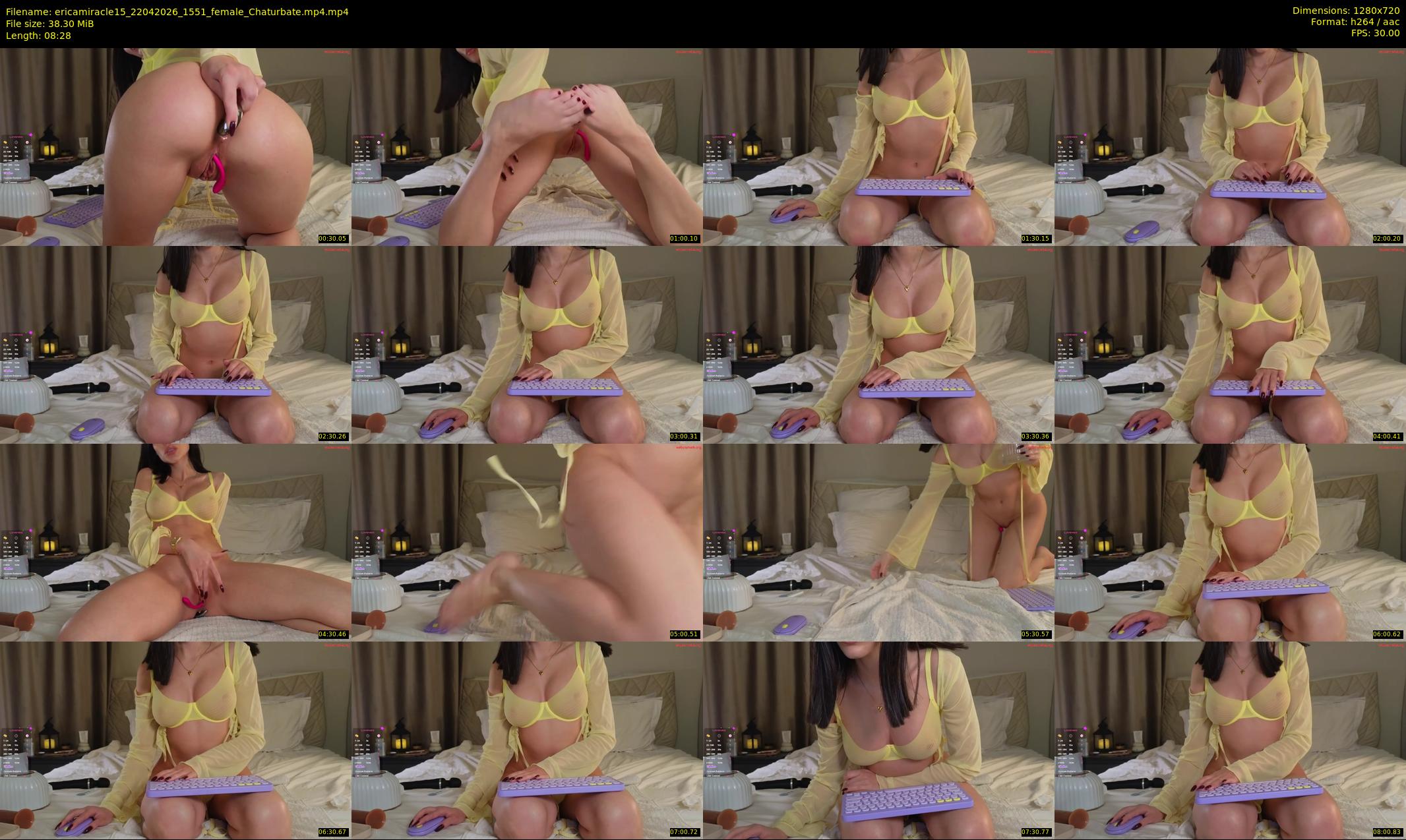 ericamiracle15 — 9 minute Chaturbate female cam show recording, 720p, Apr 22, 2026