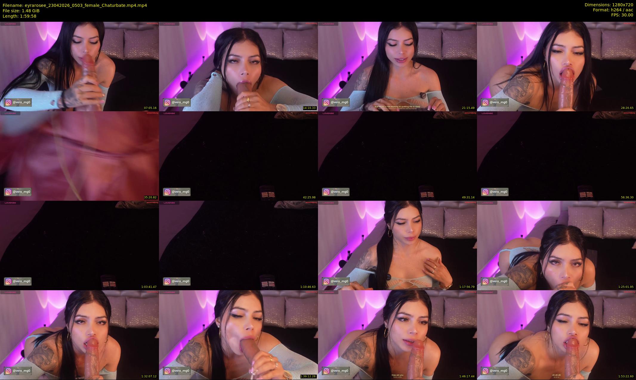 eyrarosee — 120 minute Chaturbate female cam show recording, 720p, Apr 23, 2026