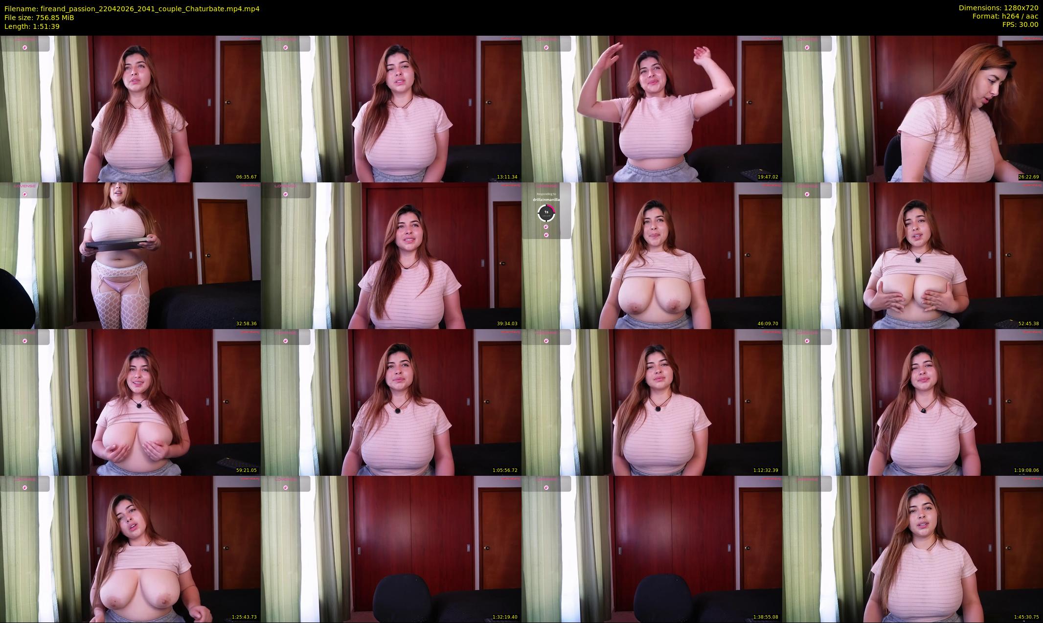 fireand_passion — 112 minute Chaturbate couple cam show recording, 720p, Apr 22, 2026
