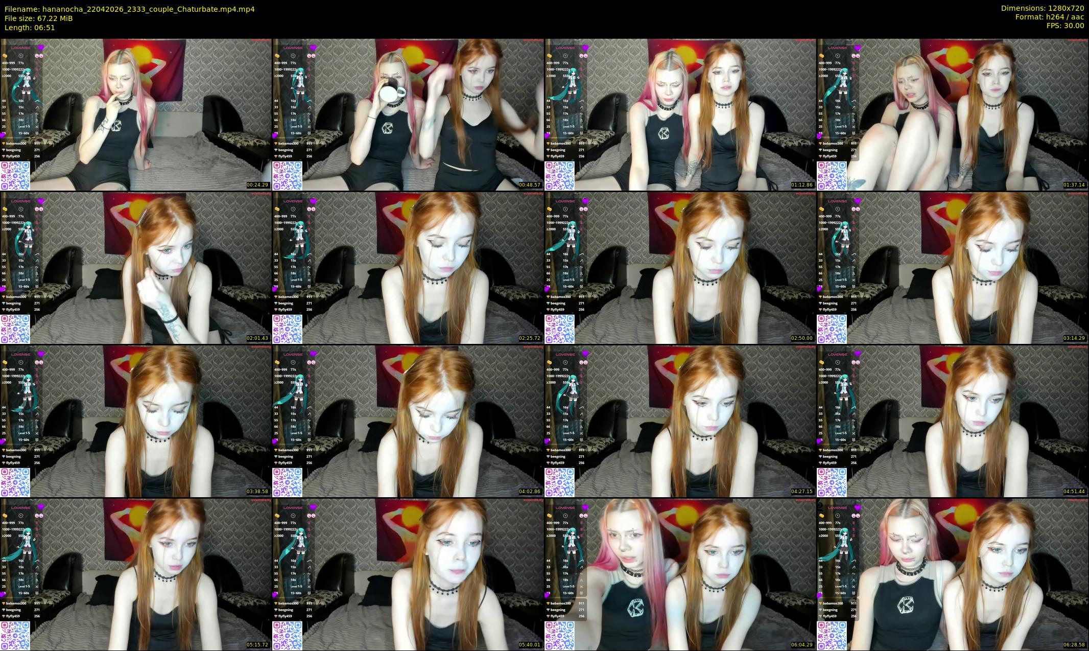 hananocha — 7 minute Chaturbate couple cam show recording, 720p, Apr 22, 2026