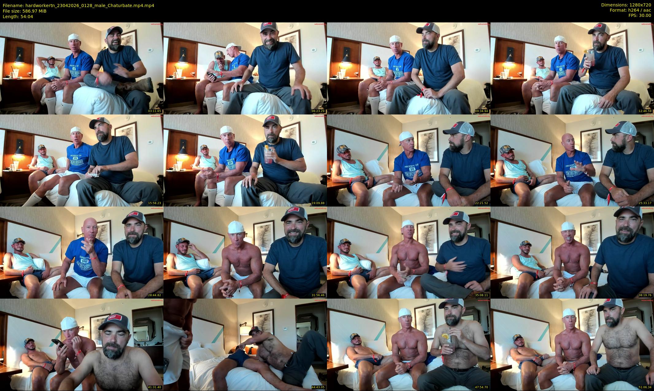 hardworkertn — 55 minute Chaturbate male cam show recording, 720p, Apr 23, 2026