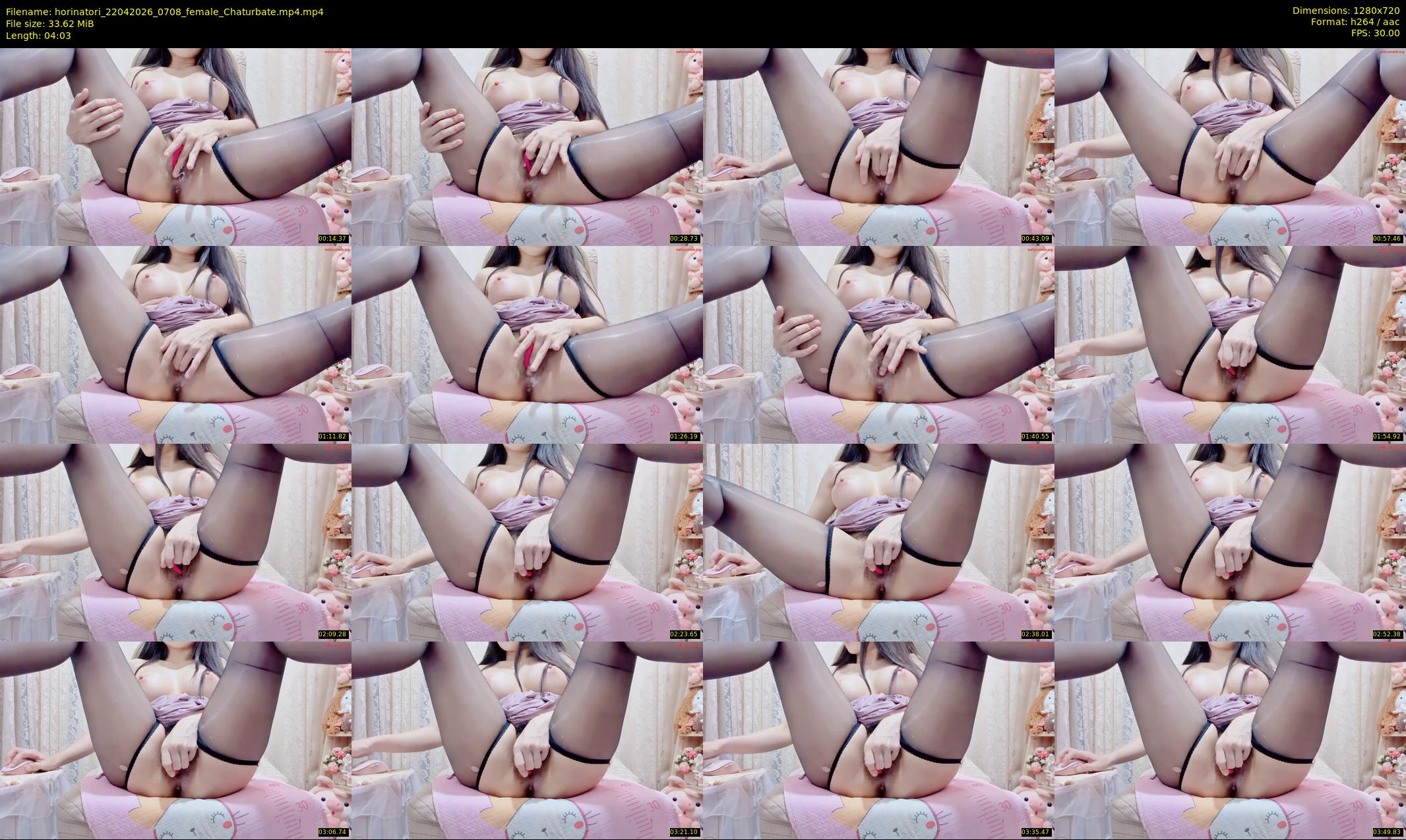 horinatori — 5 minute Chaturbate female cam show recording, 720p, Apr 22, 2026