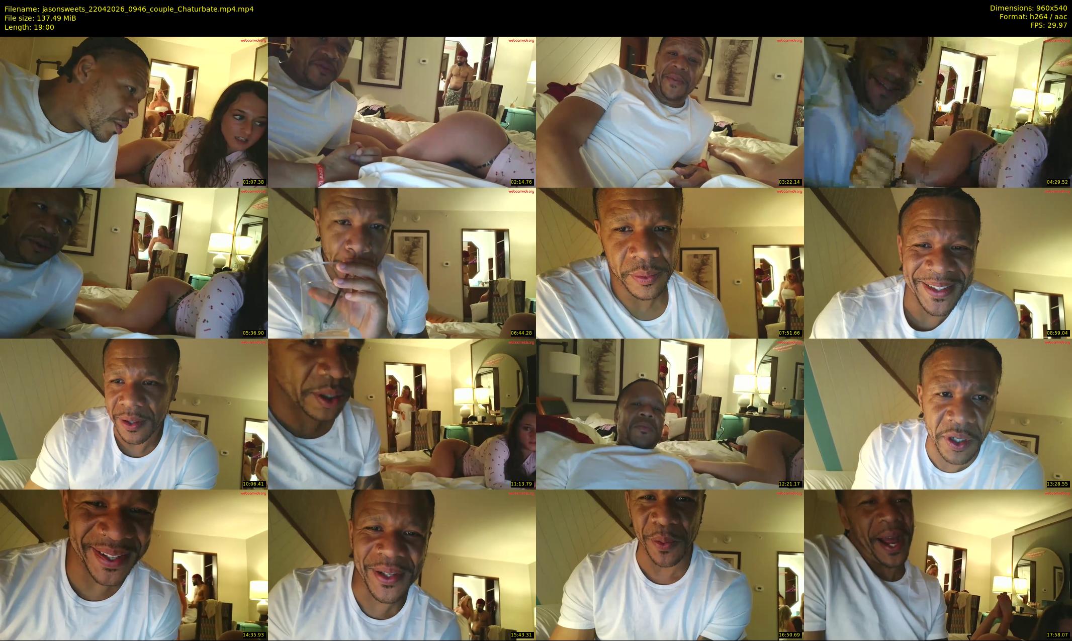 jasonsweets — 19 minute Chaturbate couple cam show recording, 480p, Apr 22, 2026