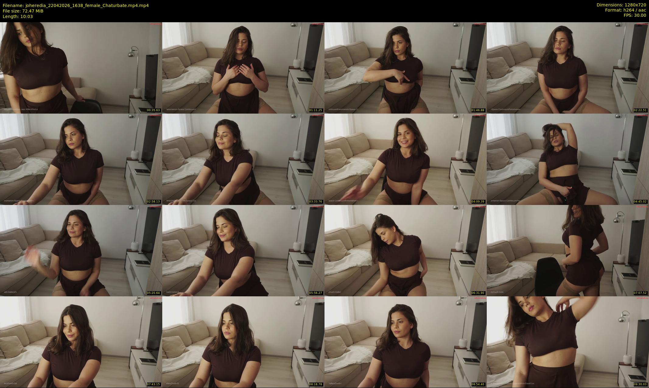 joheredia — 11 minute Chaturbate female cam show recording, 720p, Apr 22, 2026
