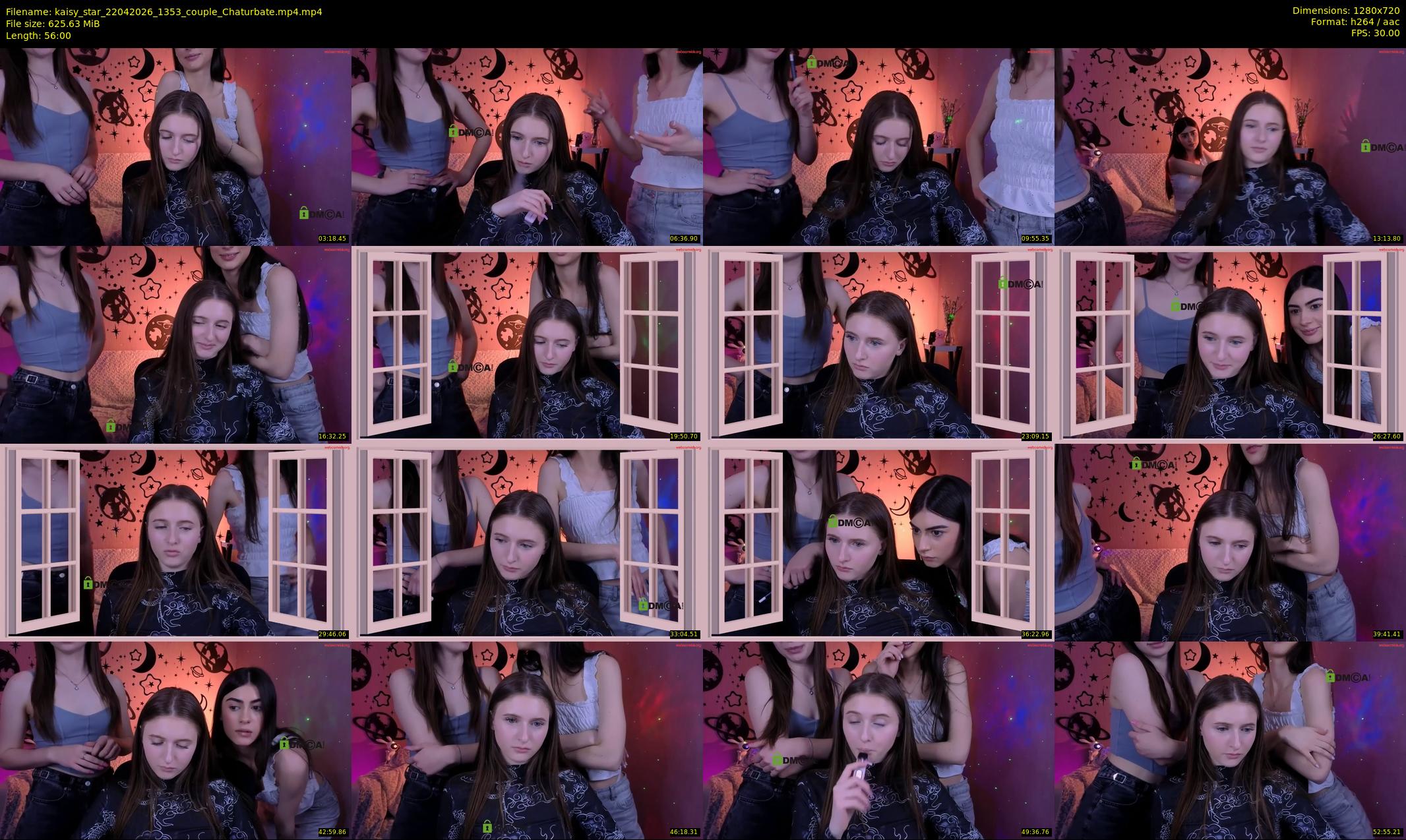 kaisy_star — 56 minute Chaturbate female cam show recording, 720p, Apr 22, 2026