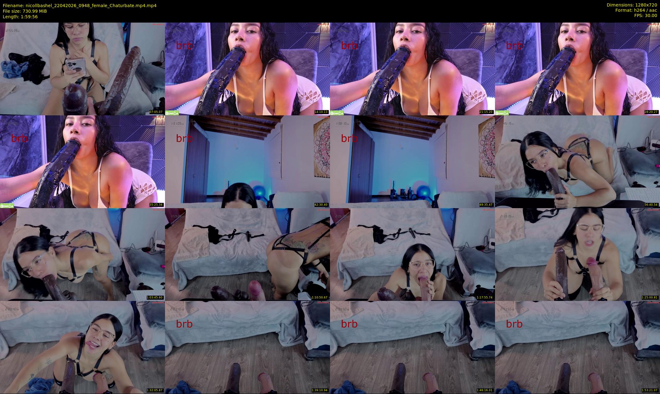 nicollbashel — 120 minute Chaturbate female cam show recording, 720p, Apr 22, 2026