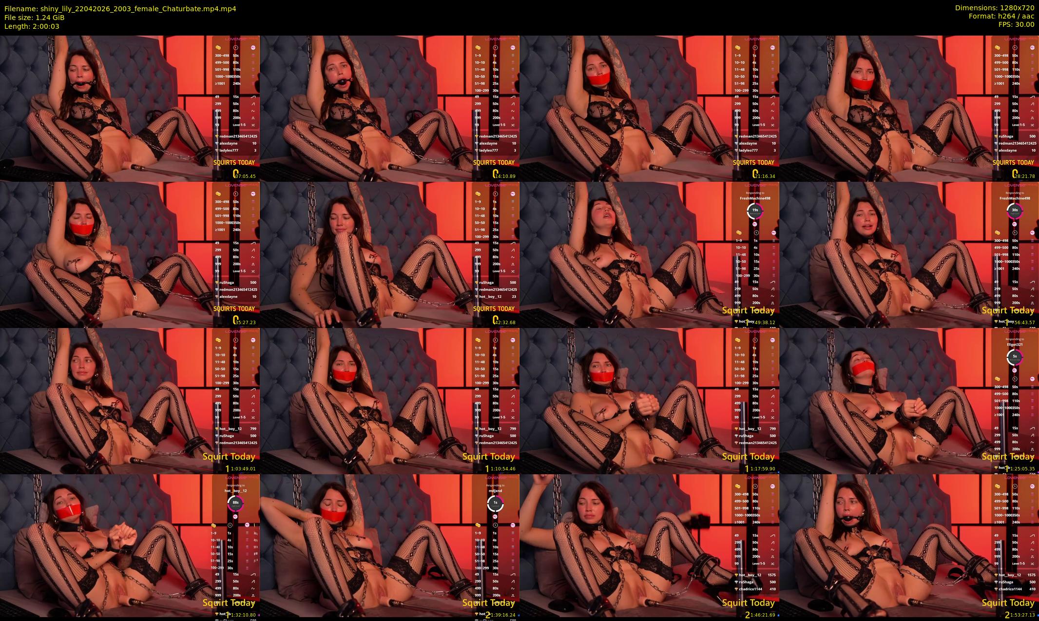 shiny_lily — 121 minute Chaturbate female cam show recording, 720p, Apr 22, 2026