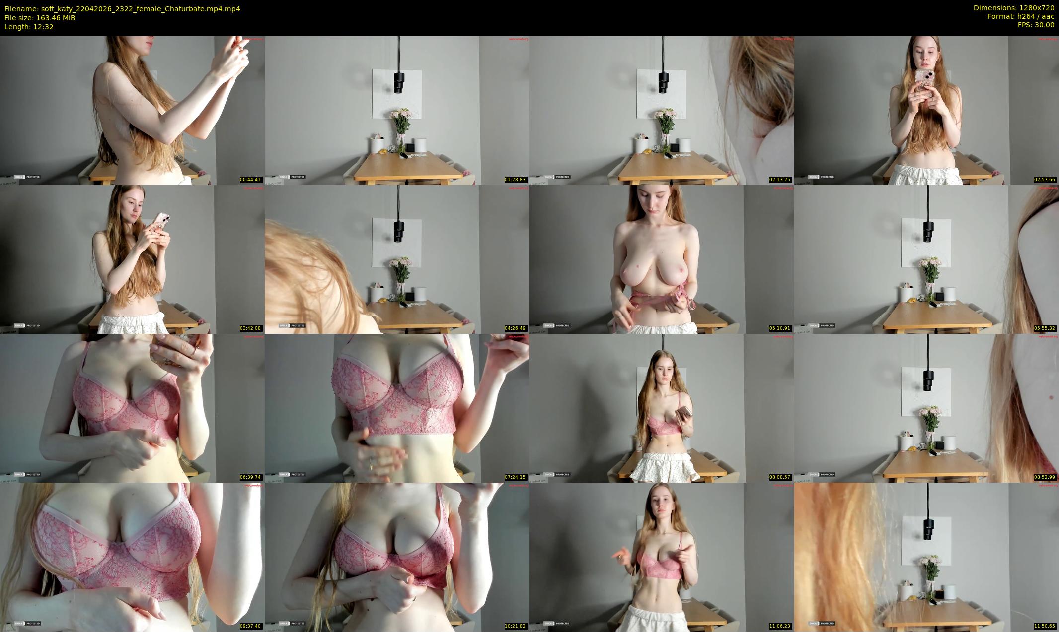 soft_katy — 13 minute Chaturbate female cam show recording, 720p, Apr 22, 2026
