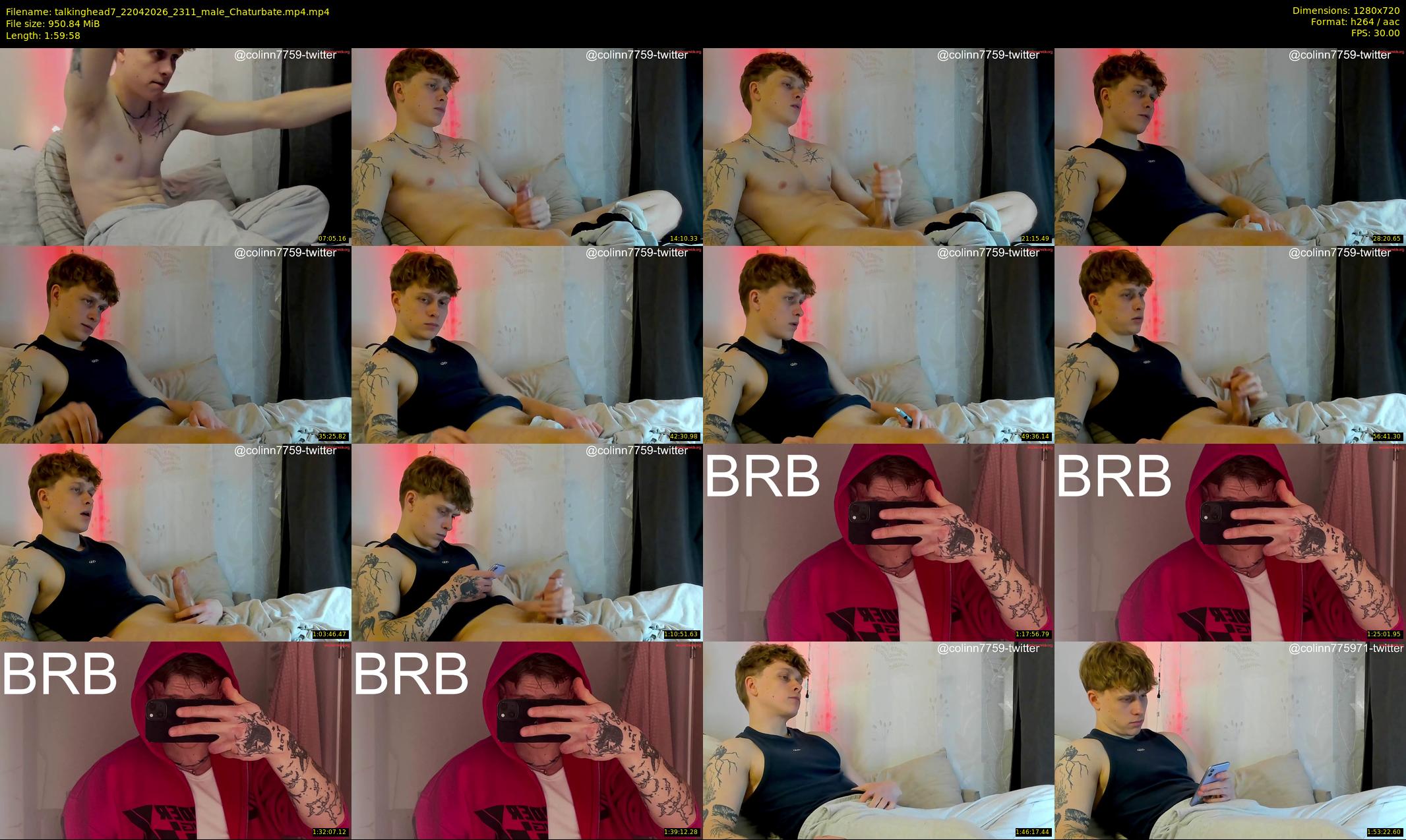 talkinghead7 — 120 minute Chaturbate male cam show recording, 720p, Apr 22, 2026