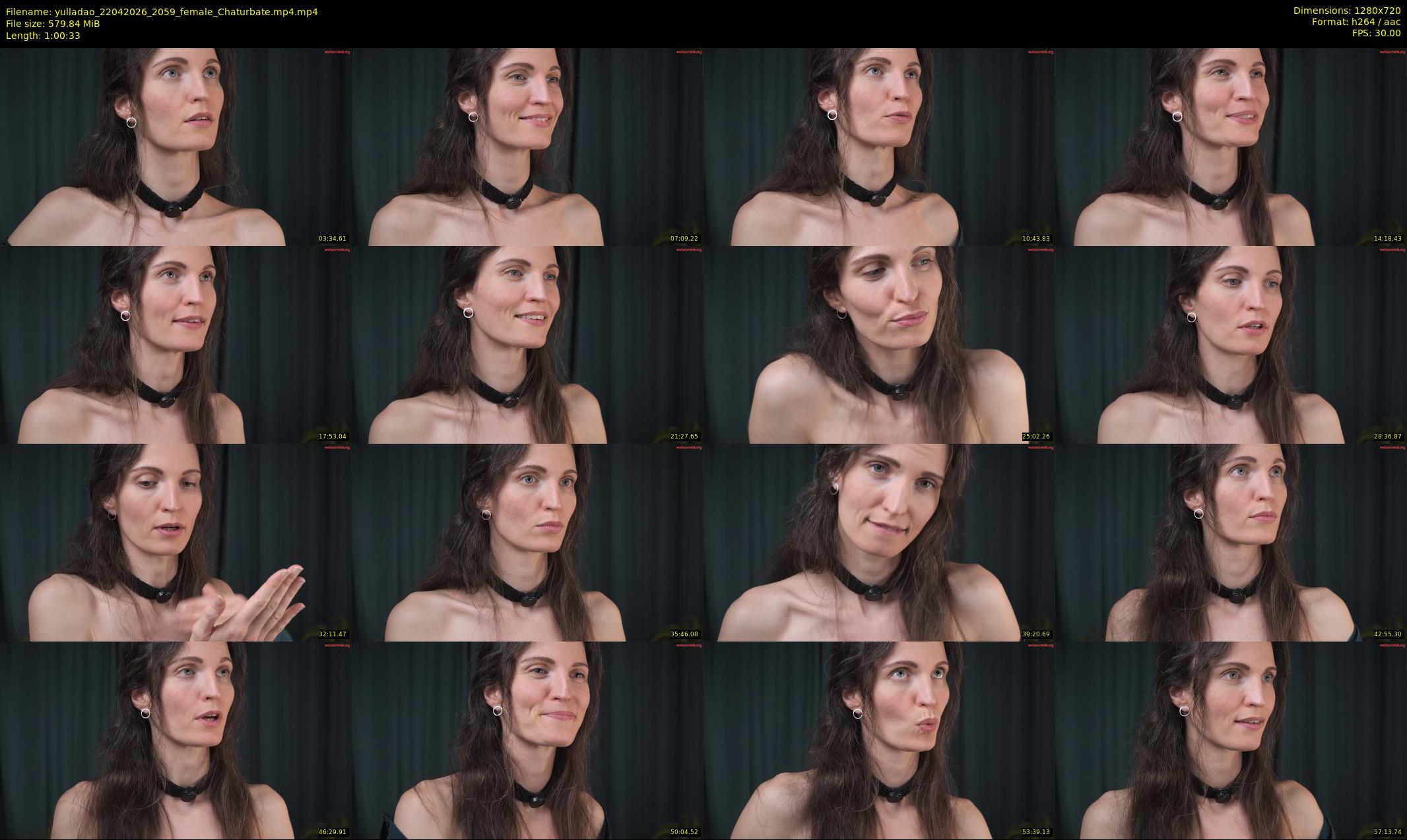 yulladao — 61 minute Chaturbate female cam show recording, 720p, Apr 22, 2026