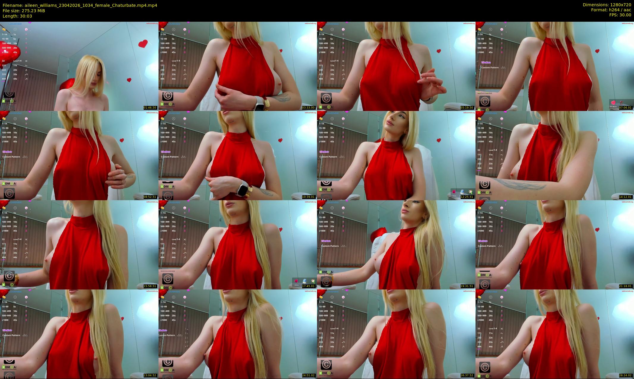 aileen_williams — 31 minute Chaturbate female cam show recording, 720p, Apr 23, 2026