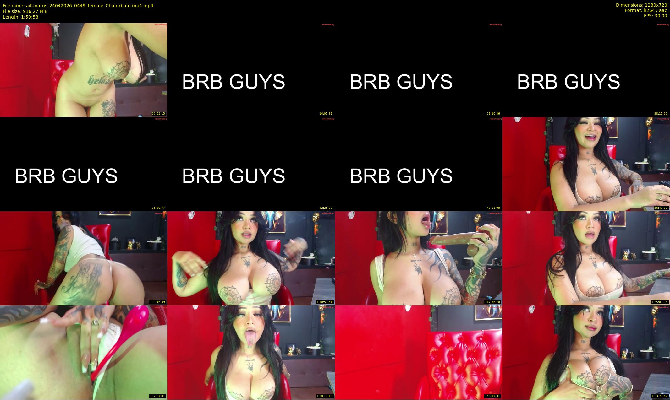 aitanarus — 120 minute Chaturbate female cam show recording, 720p, Apr 24, 2026