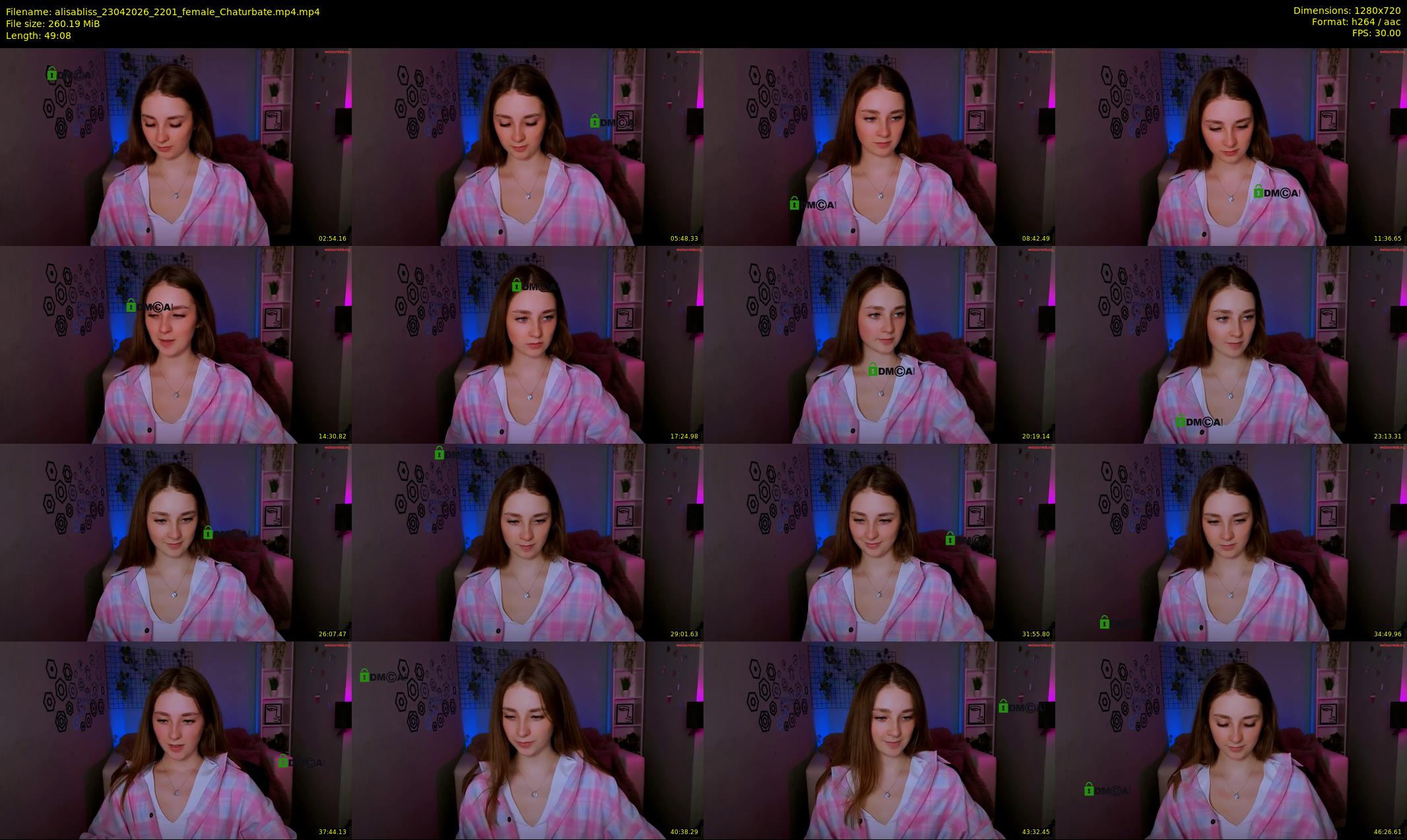 alisabliss — 50 minute Chaturbate female cam show recording, 720p, Apr 23, 2026