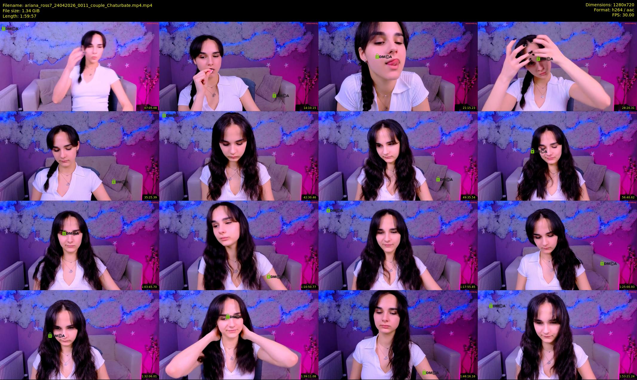 ariana_ross7 — 120 minute Chaturbate couple cam show recording, 720p, Apr 24, 2026