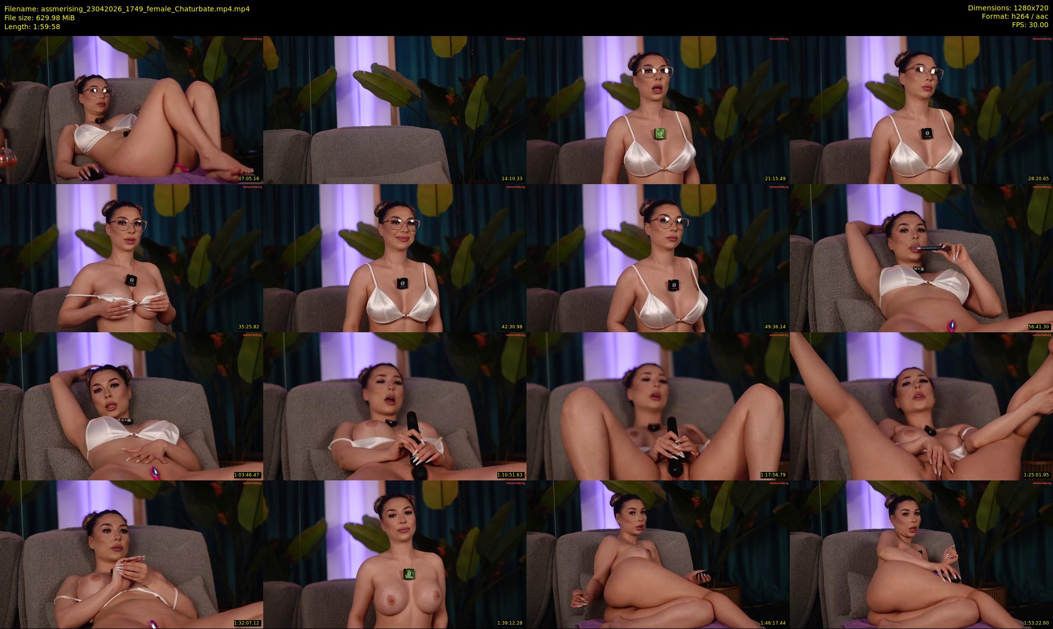 assmerising — 120 minute Chaturbate female cam show recording, 720p, Apr 23, 2026