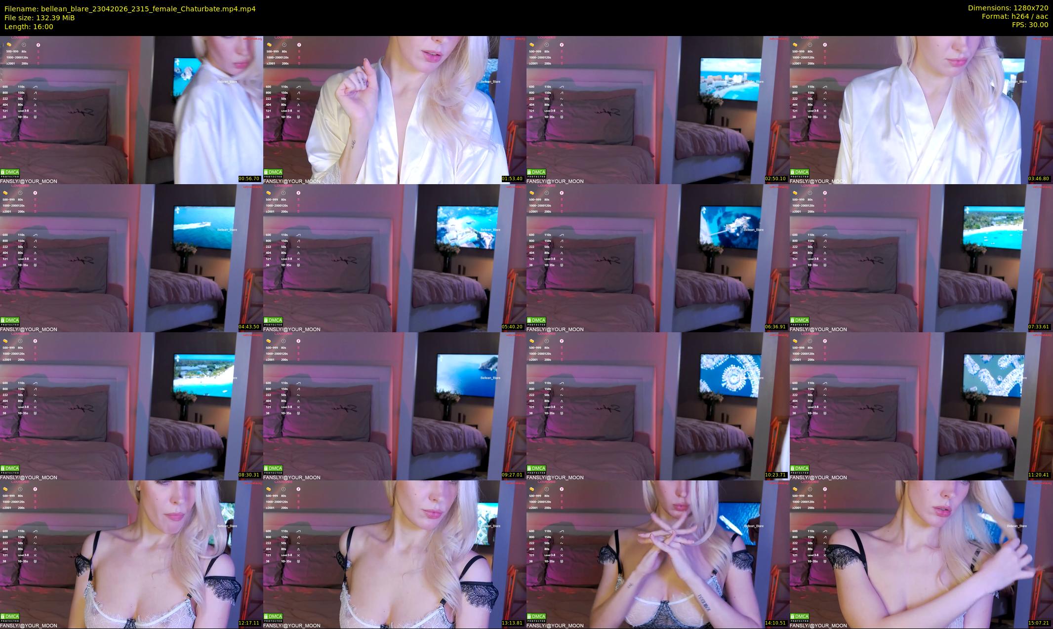 bellean_blare — 16 minute Chaturbate female cam show recording, 720p, Apr 23, 2026