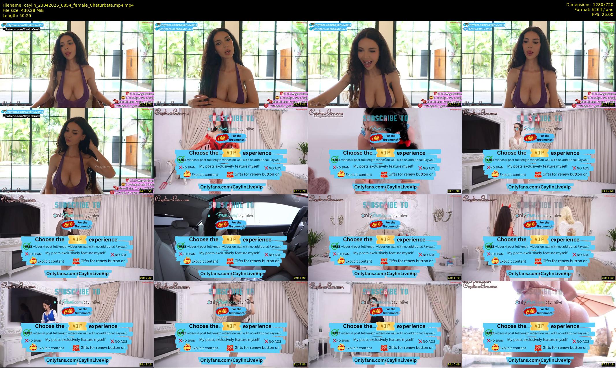 caylin — 51 minute Chaturbate female cam show recording, 720p, Apr 23, 2026