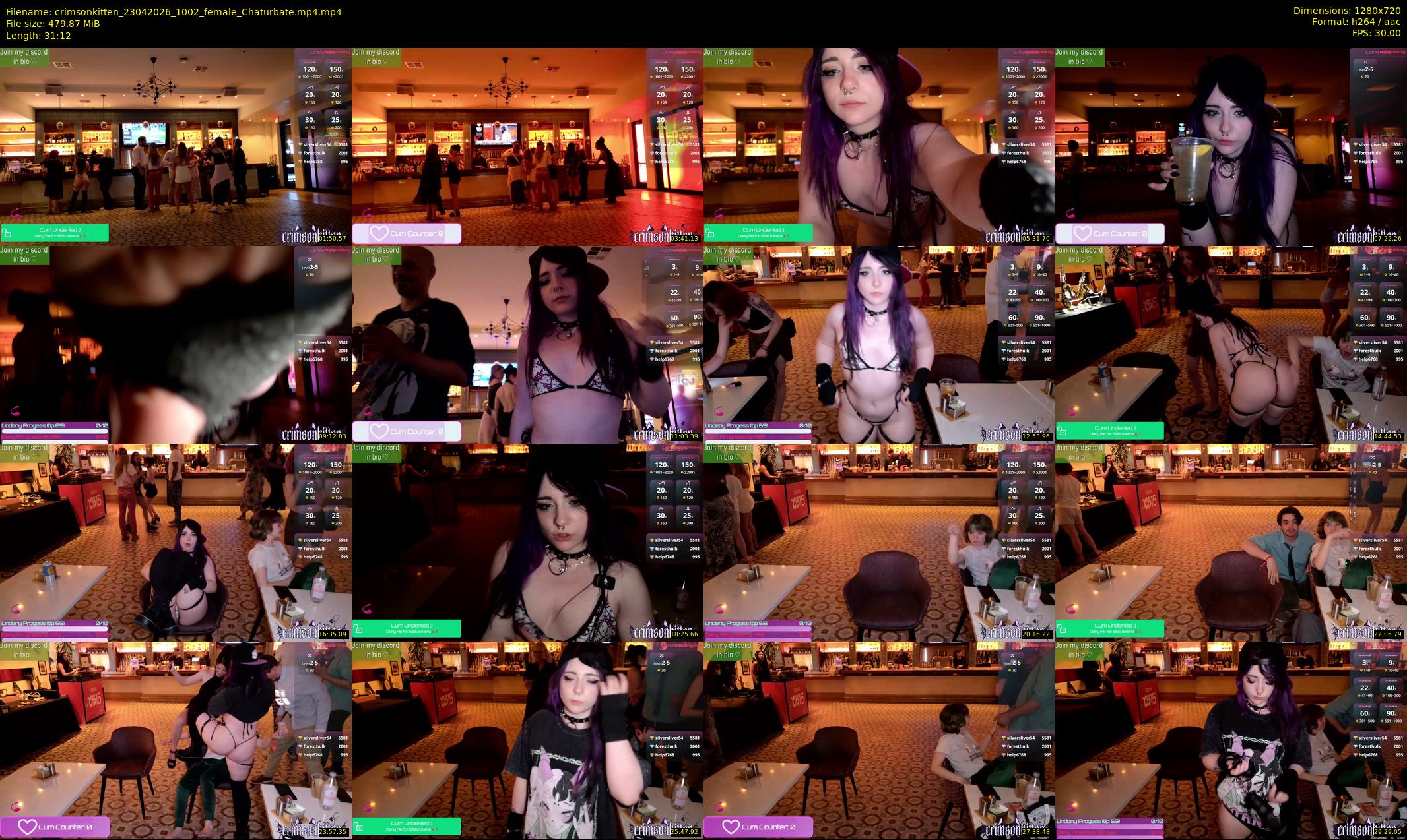 crimsonkitten — 32 minute Chaturbate female cam show recording, 720p, Apr 23, 2026