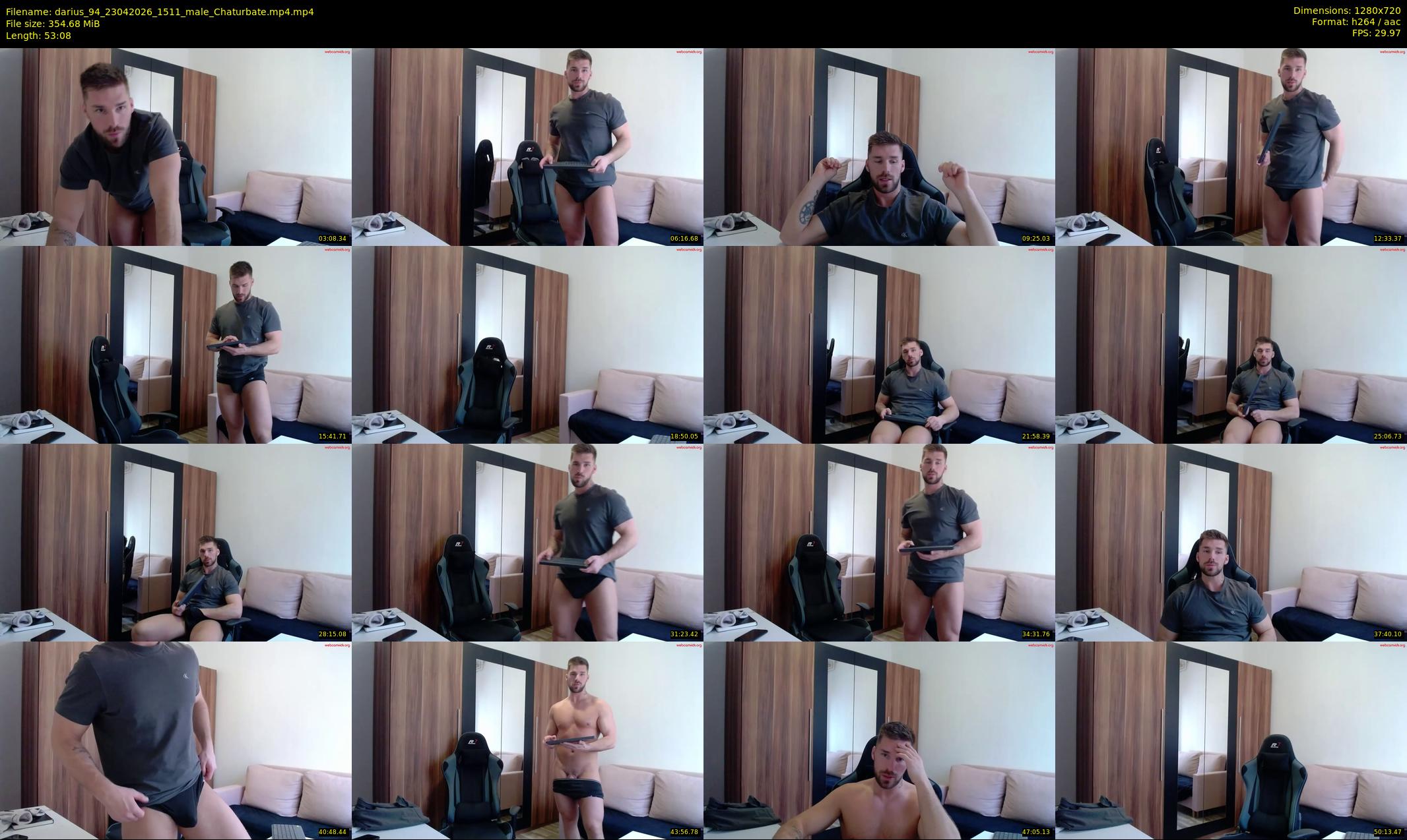 darius_94 — 54 minute Chaturbate male cam show recording, 720p, Apr 23, 2026
