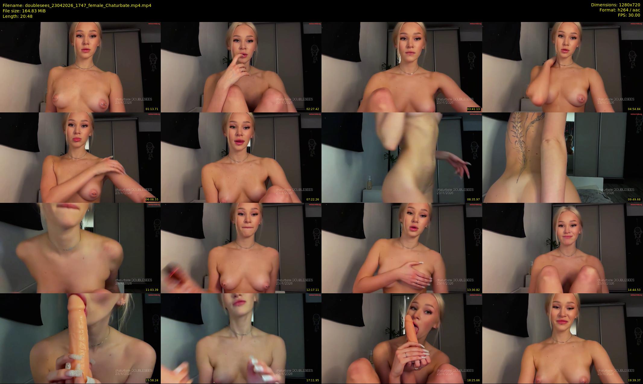 doublesees — 21 minute Chaturbate couple cam show recording, 720p, Apr 23, 2026
