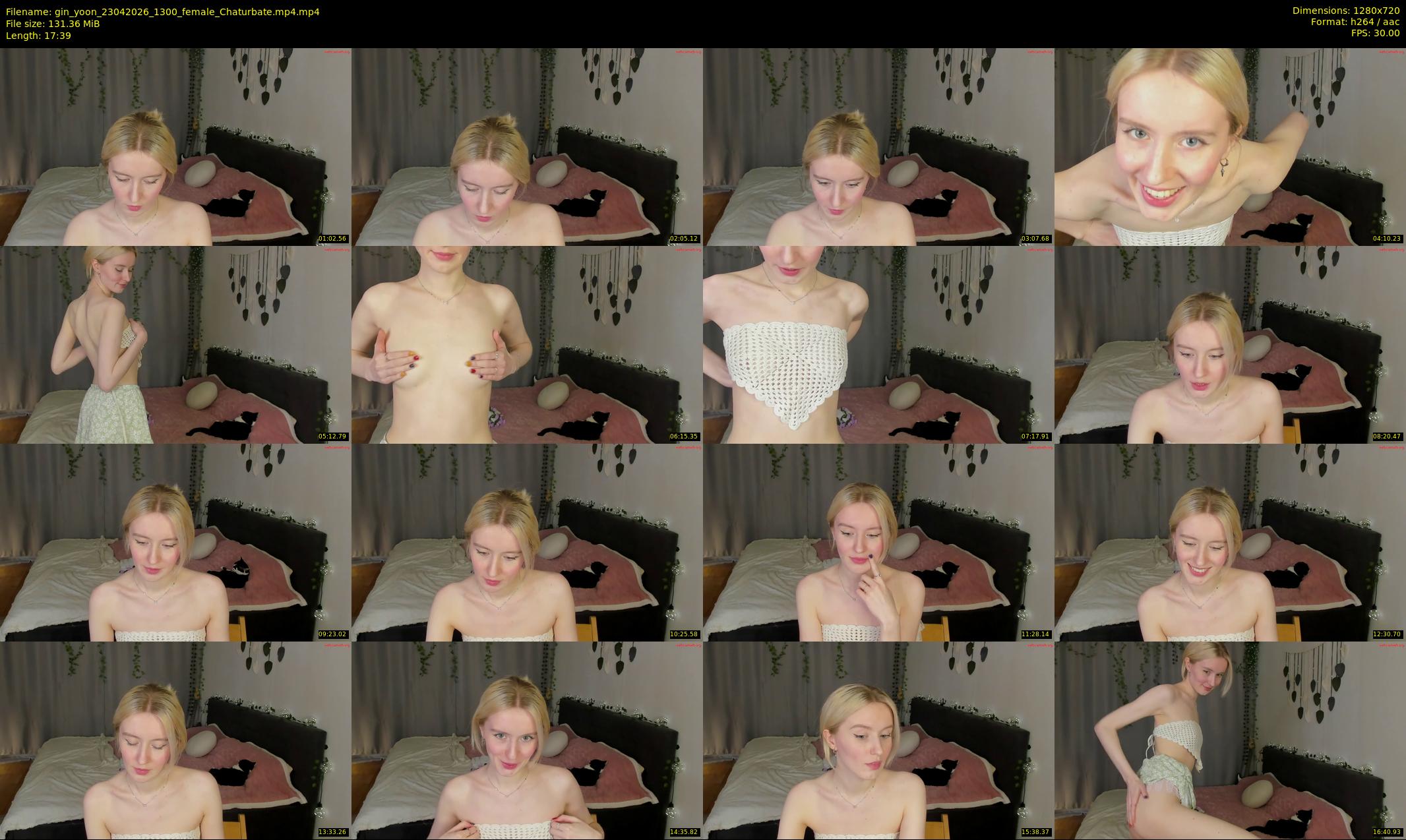 gin_yoon — 18 minute Chaturbate female cam show recording, 720p, Apr 23, 2026