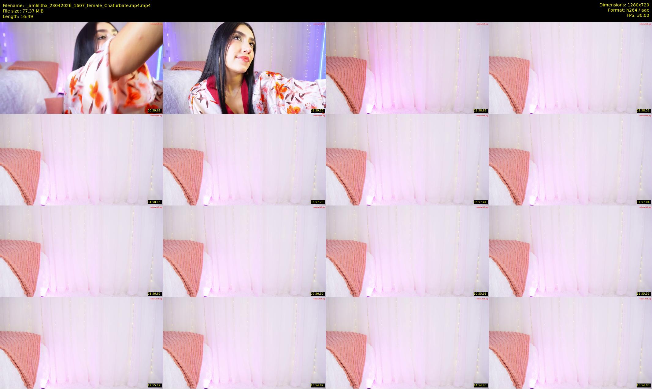 i_amlilithx — 17 minute Chaturbate female cam show recording, 720p, Apr 23, 2026