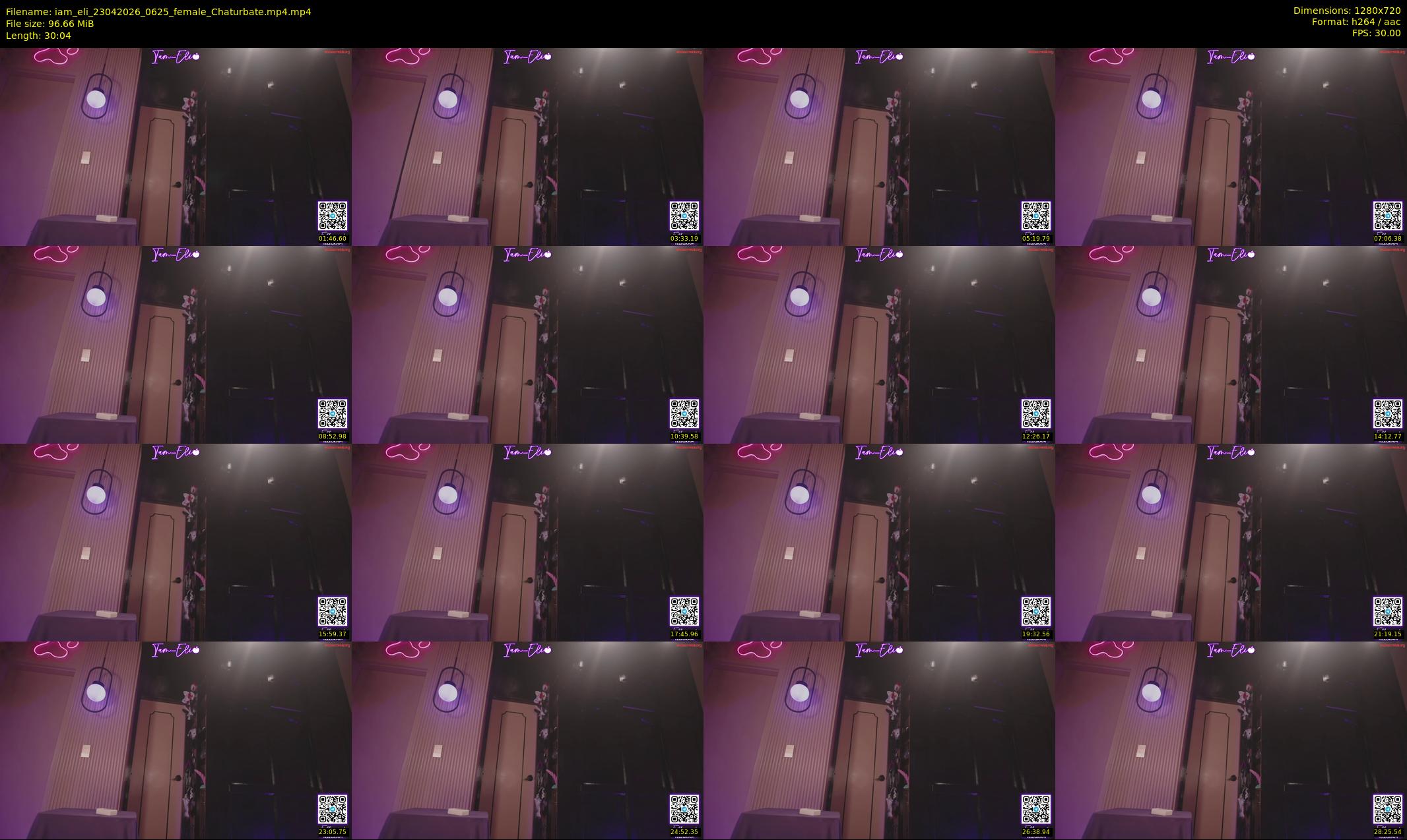 iam_eli — 31 minute Chaturbate female cam show recording, 720p, Apr 23, 2026