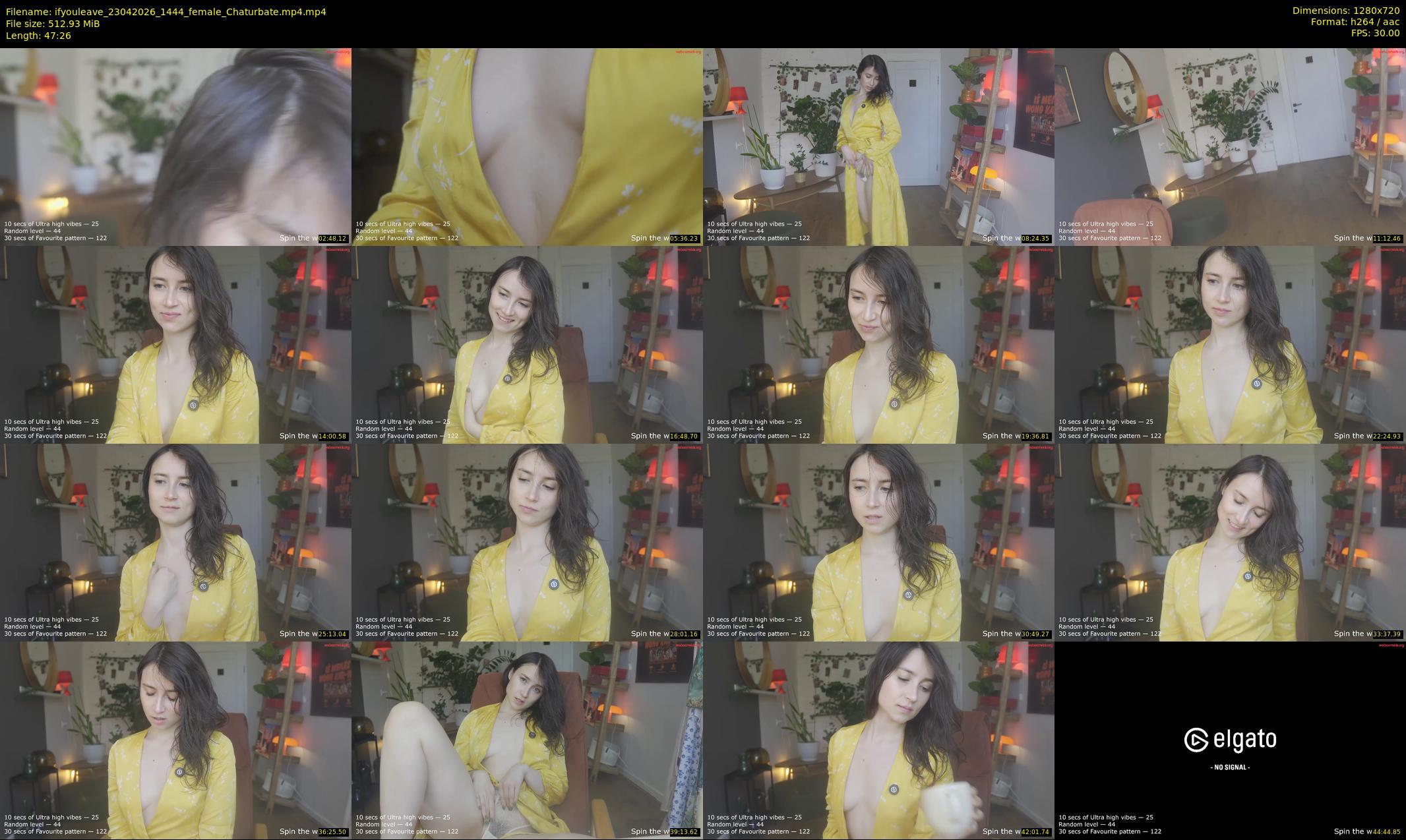 ifyouleave — 48 minute Chaturbate female cam show recording, 720p, Apr 23, 2026