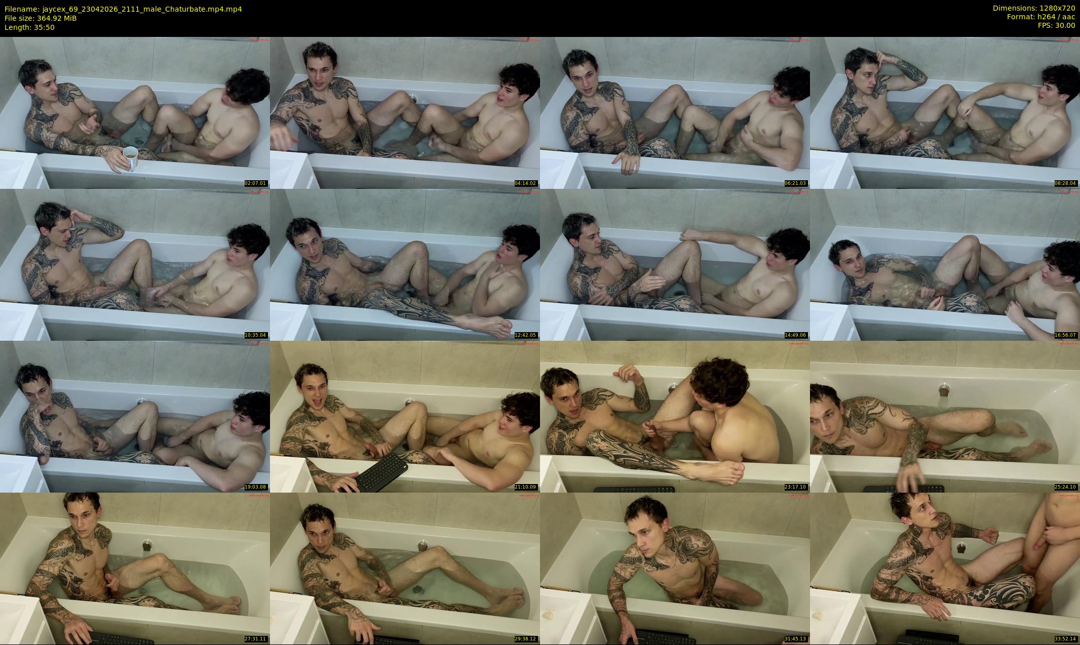 jaycex_69 — 36 minute Chaturbate male cam show recording, 720p, Apr 23, 2026
