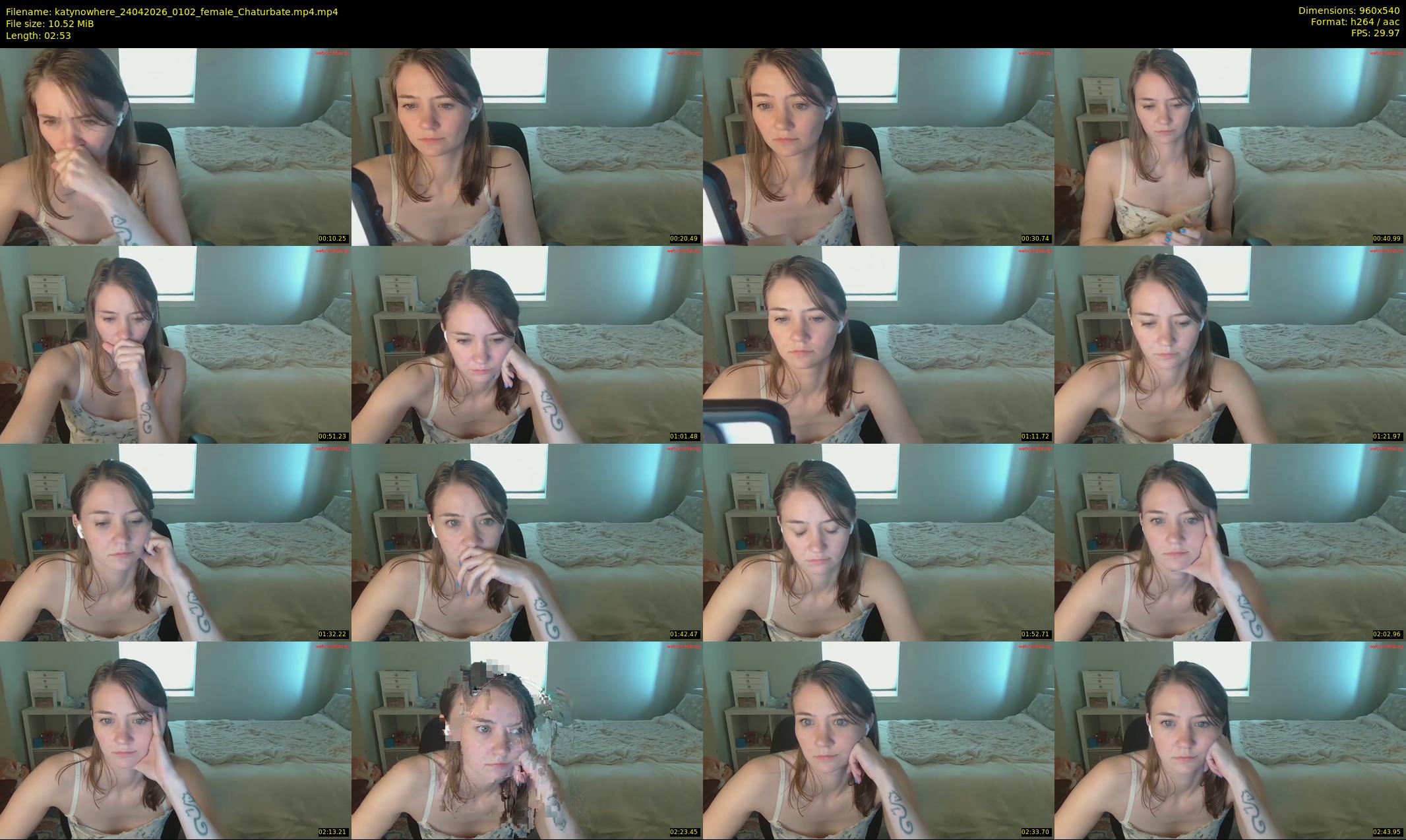 katynowhere — 3 minute Chaturbate female cam show recording, 480p, Apr 24, 2026