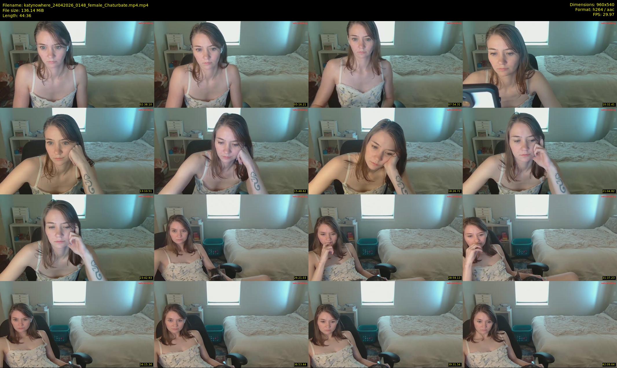 katynowhere — 45 minute Chaturbate female cam show recording, 480p, Apr 24, 2026