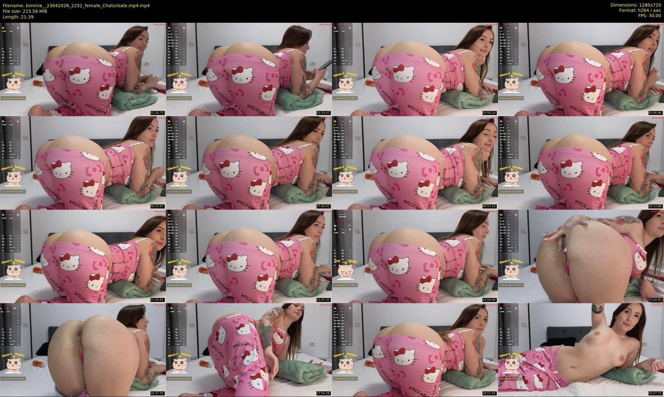 kimmie_ — 22 minute Chaturbate female cam show recording, 720p, Apr 23, 2026