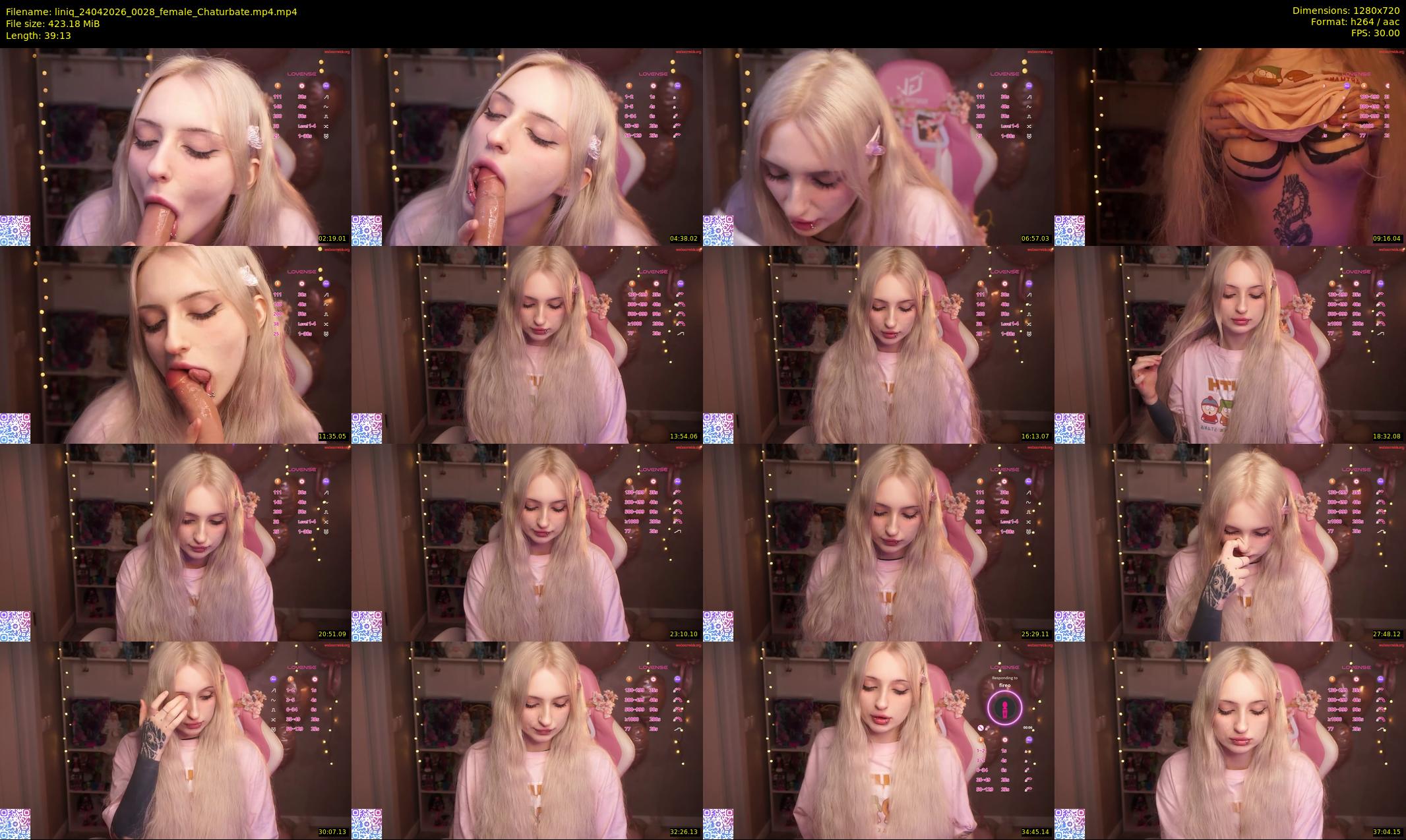 liniq — 40 minute Chaturbate female cam show recording, 720p, Apr 24, 2026