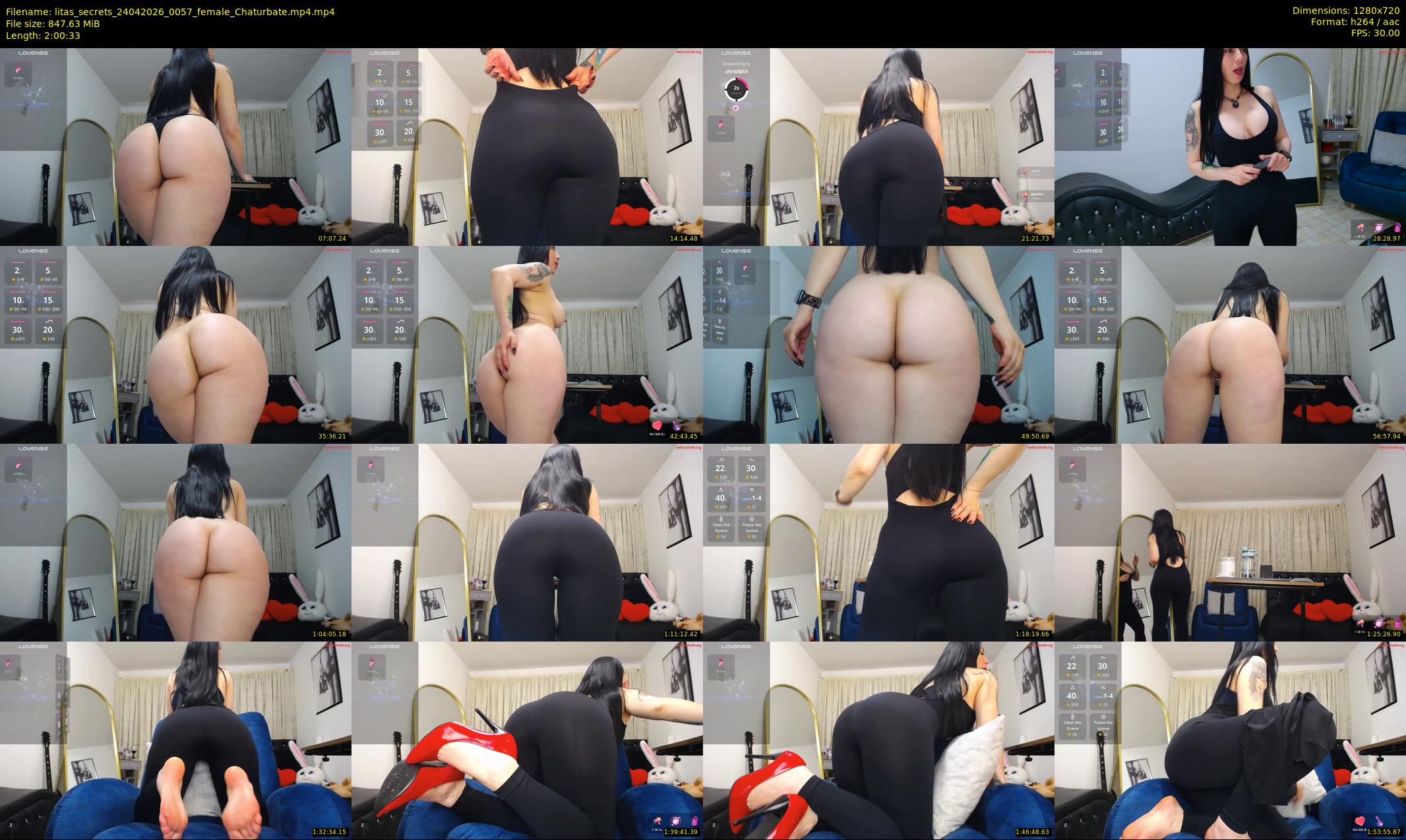 litas_secrets — 121 minute Chaturbate female cam show recording, 720p, Apr 24, 2026