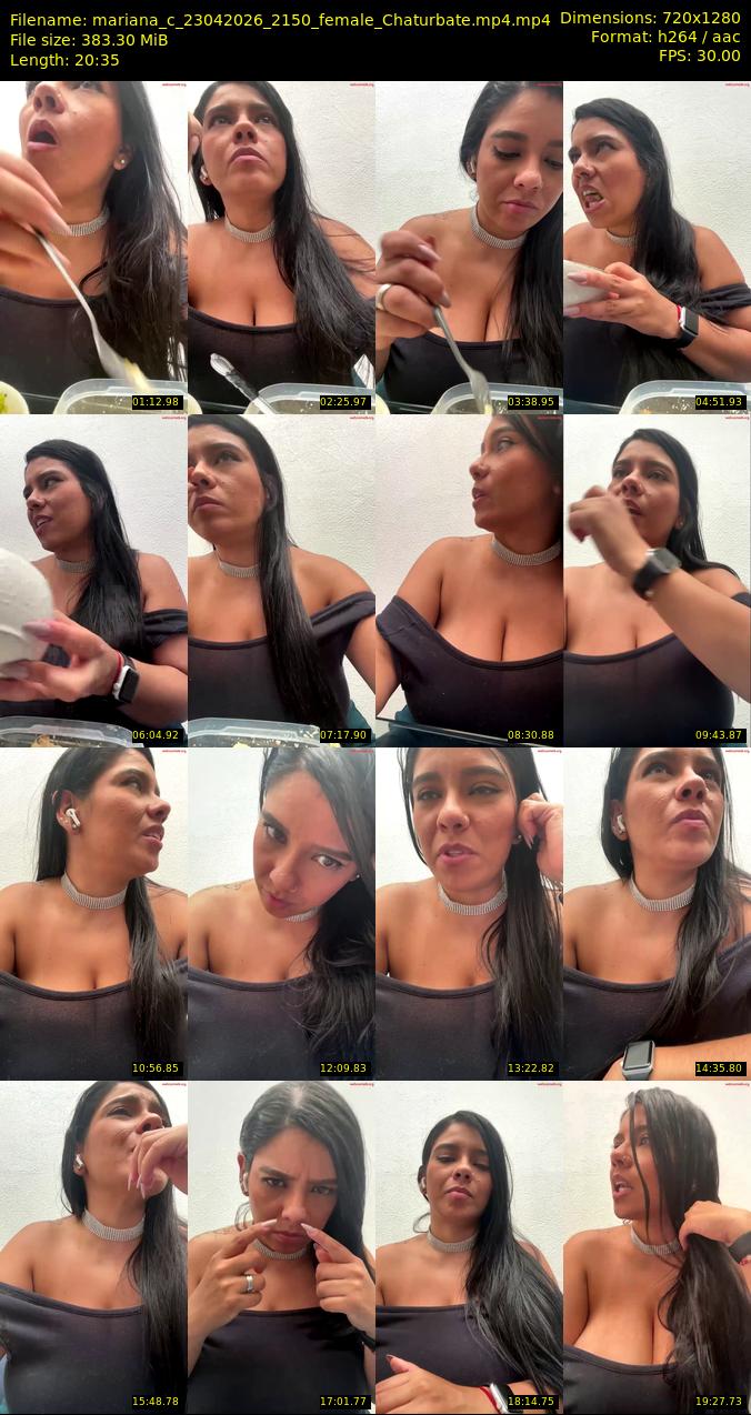 mariana_c — 21 minute Chaturbate female cam show recording, 1080p, Apr 23, 2026