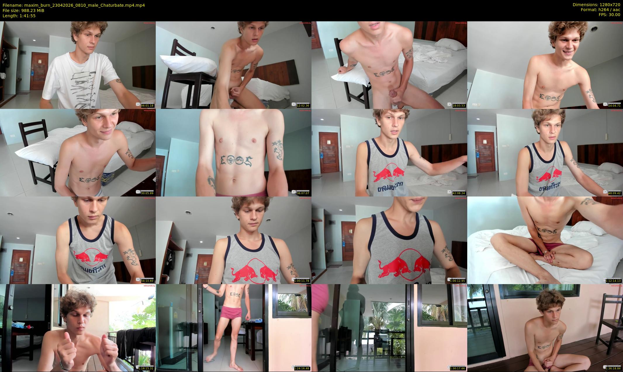 maxim_burn — 102 minute Chaturbate male cam show recording, 720p, Apr 23, 2026