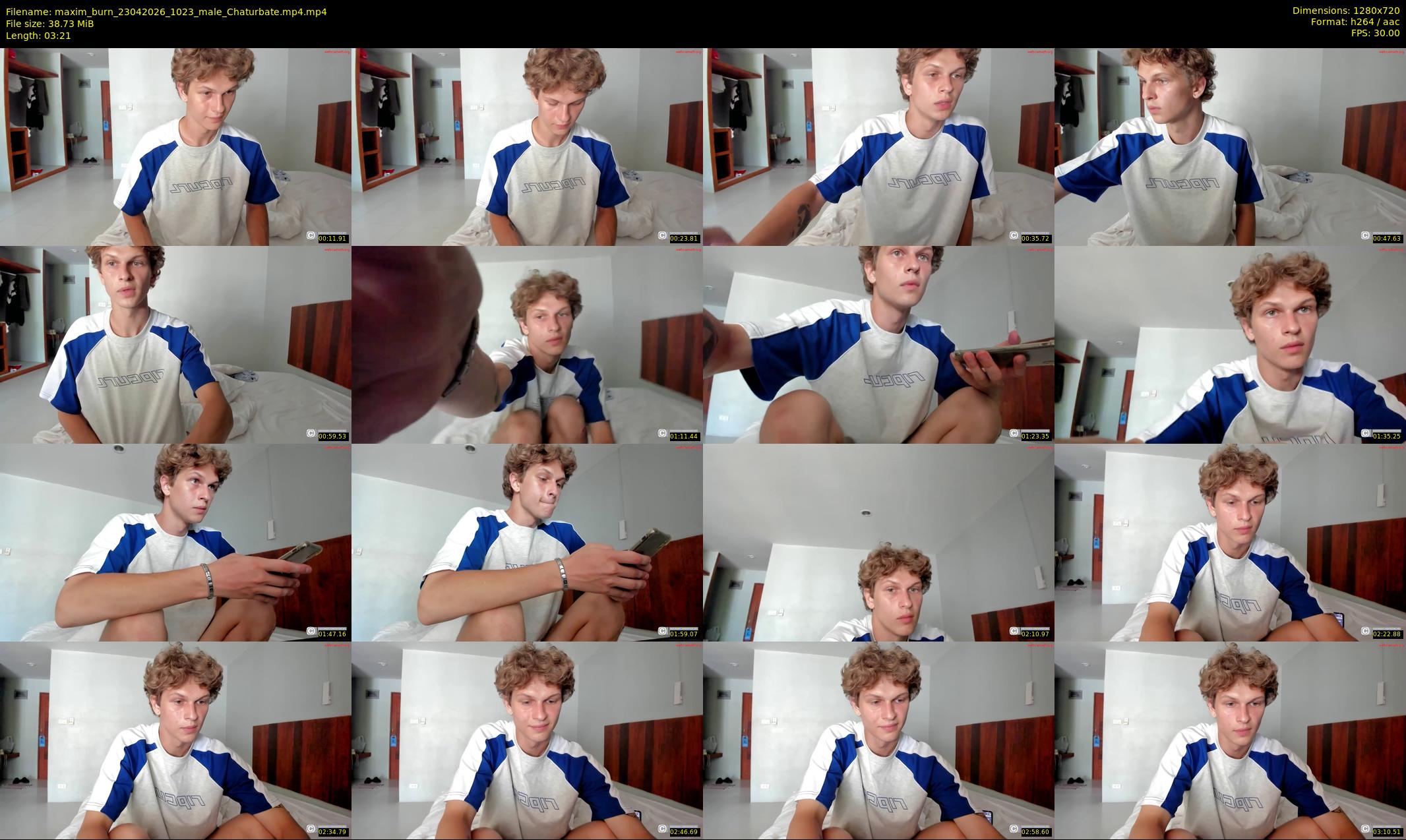 maxim_burn — 4 minute Chaturbate male cam show recording, 720p, Apr 23, 2026