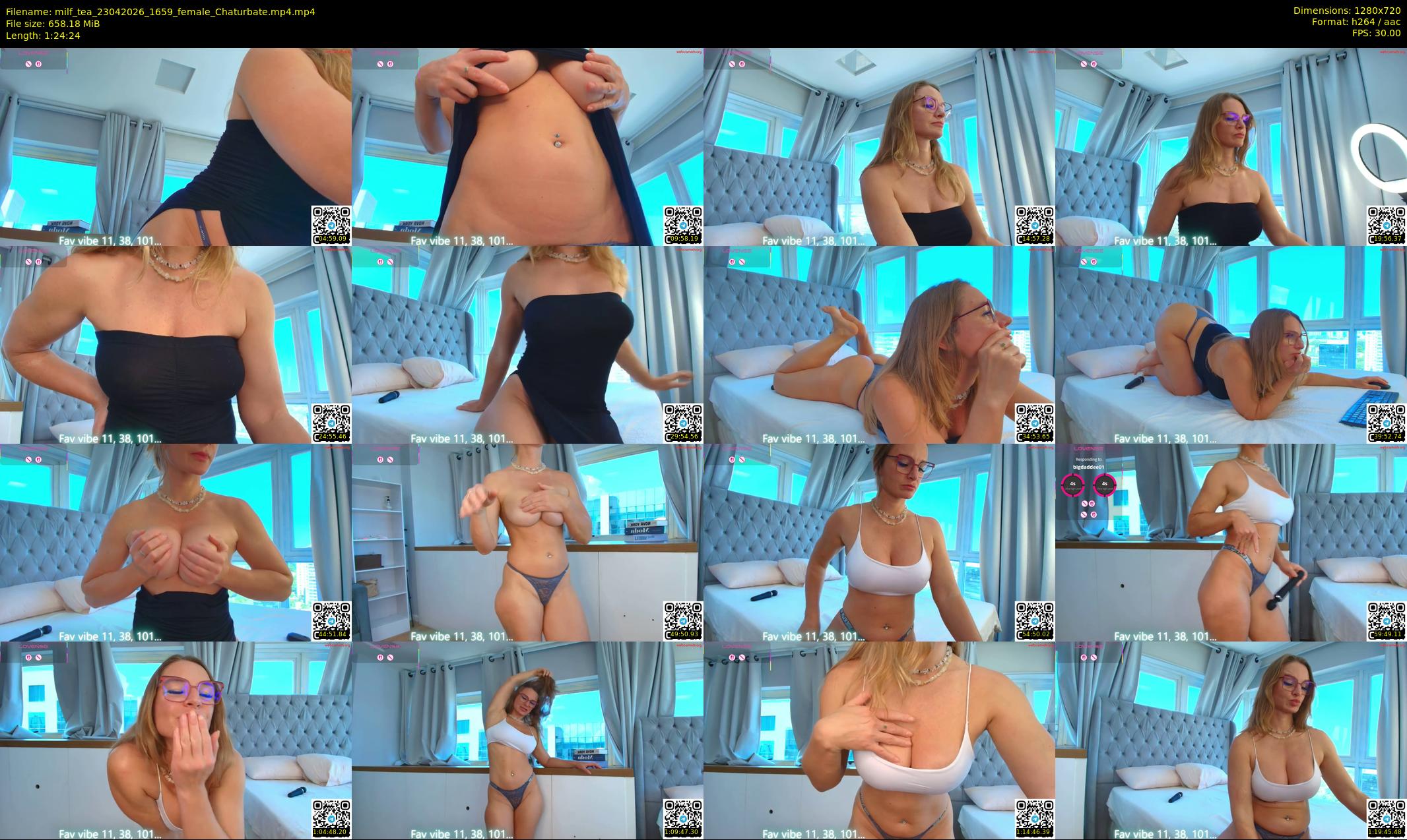 milf_tea — 85 minute Chaturbate female cam show recording, 720p, Apr 23, 2026